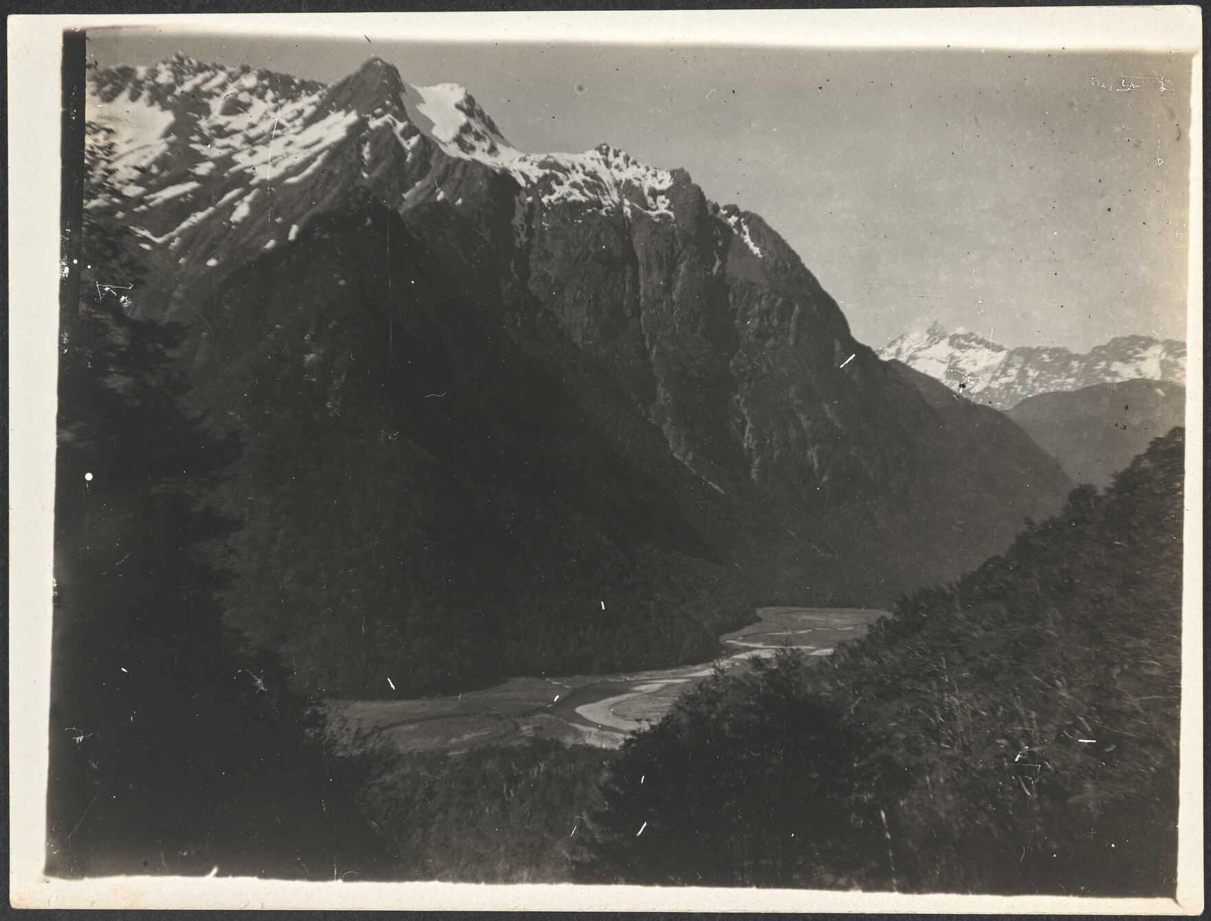 Looking down on the Routeburn