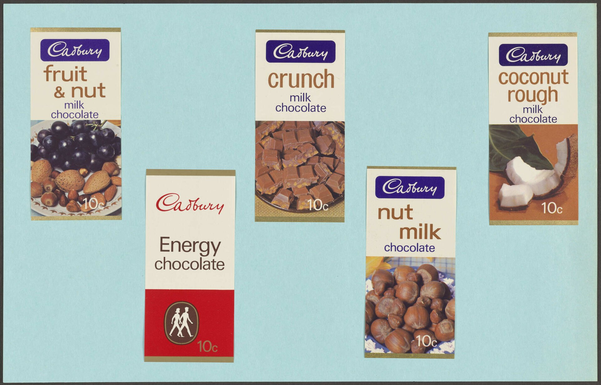 Cadbury chocolate blocks