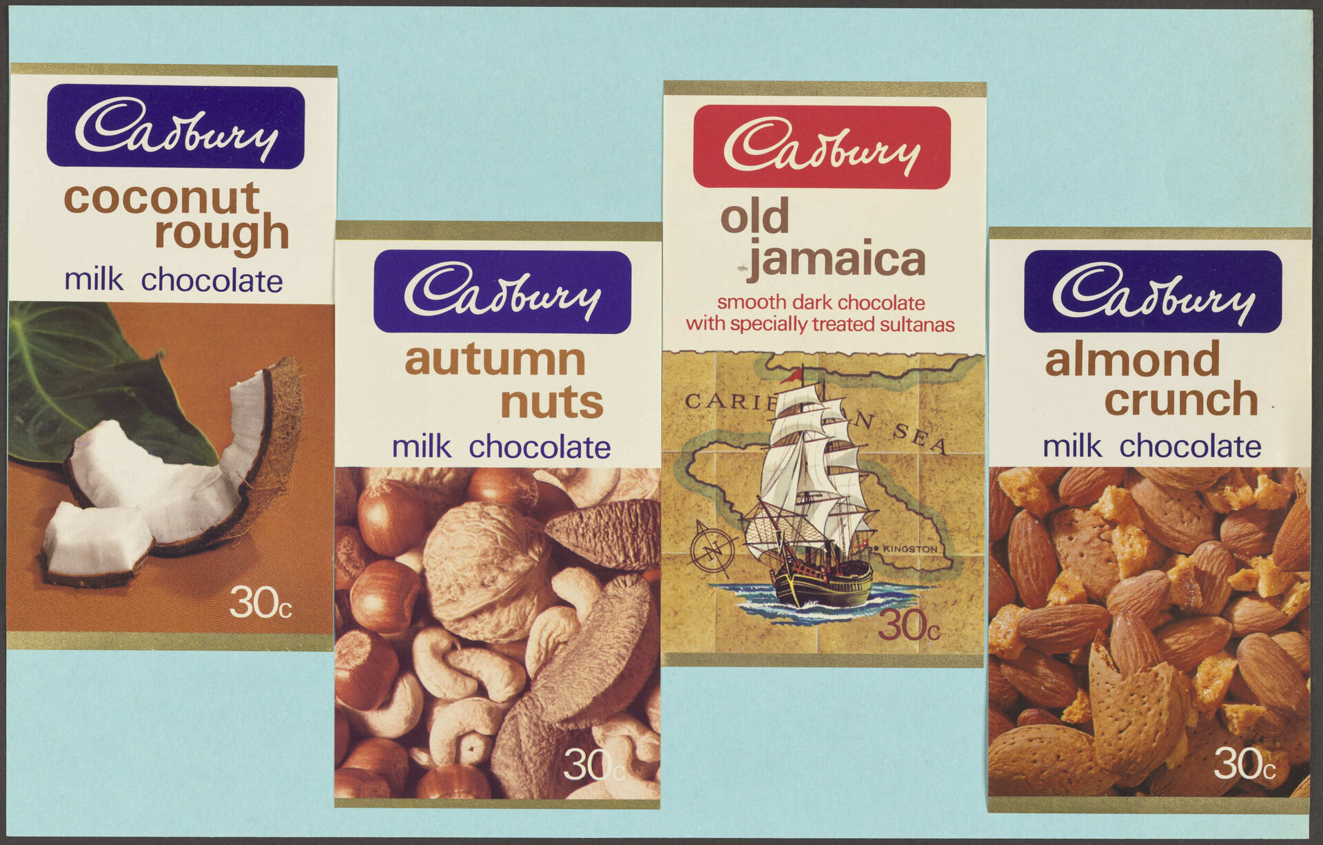 Cadbury chocolate blocks