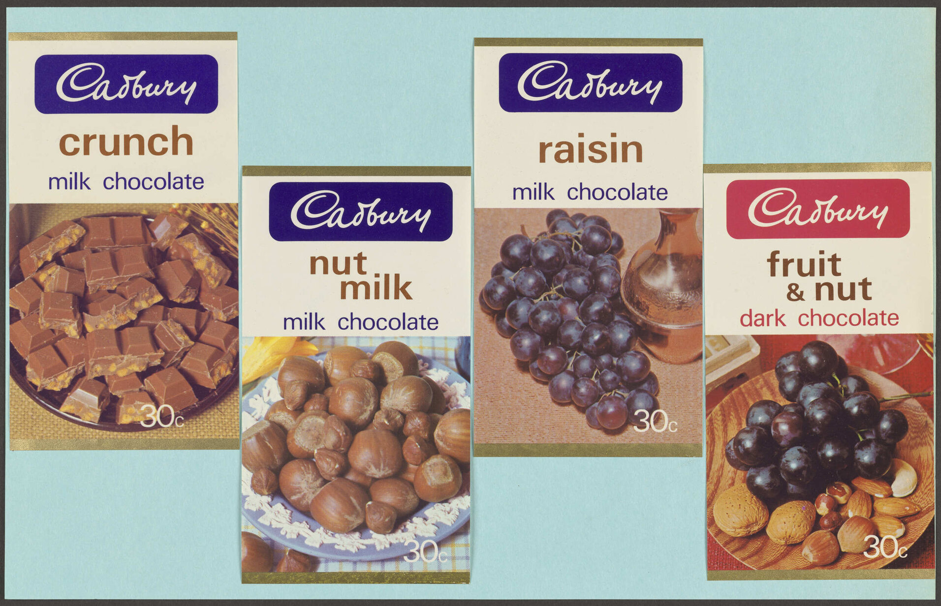 Cadbury chocolate blocks