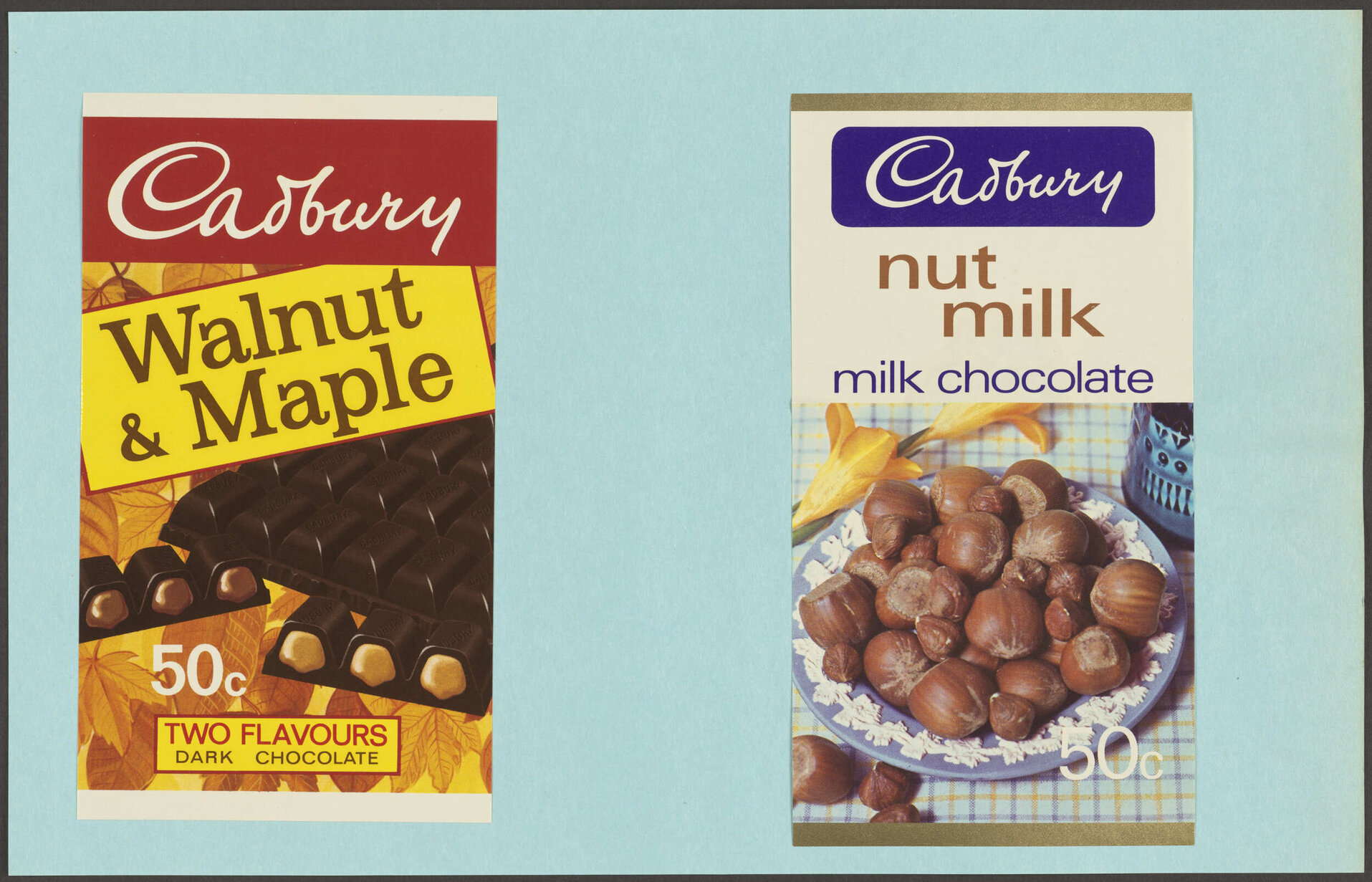 Cadbury chocolate blocks