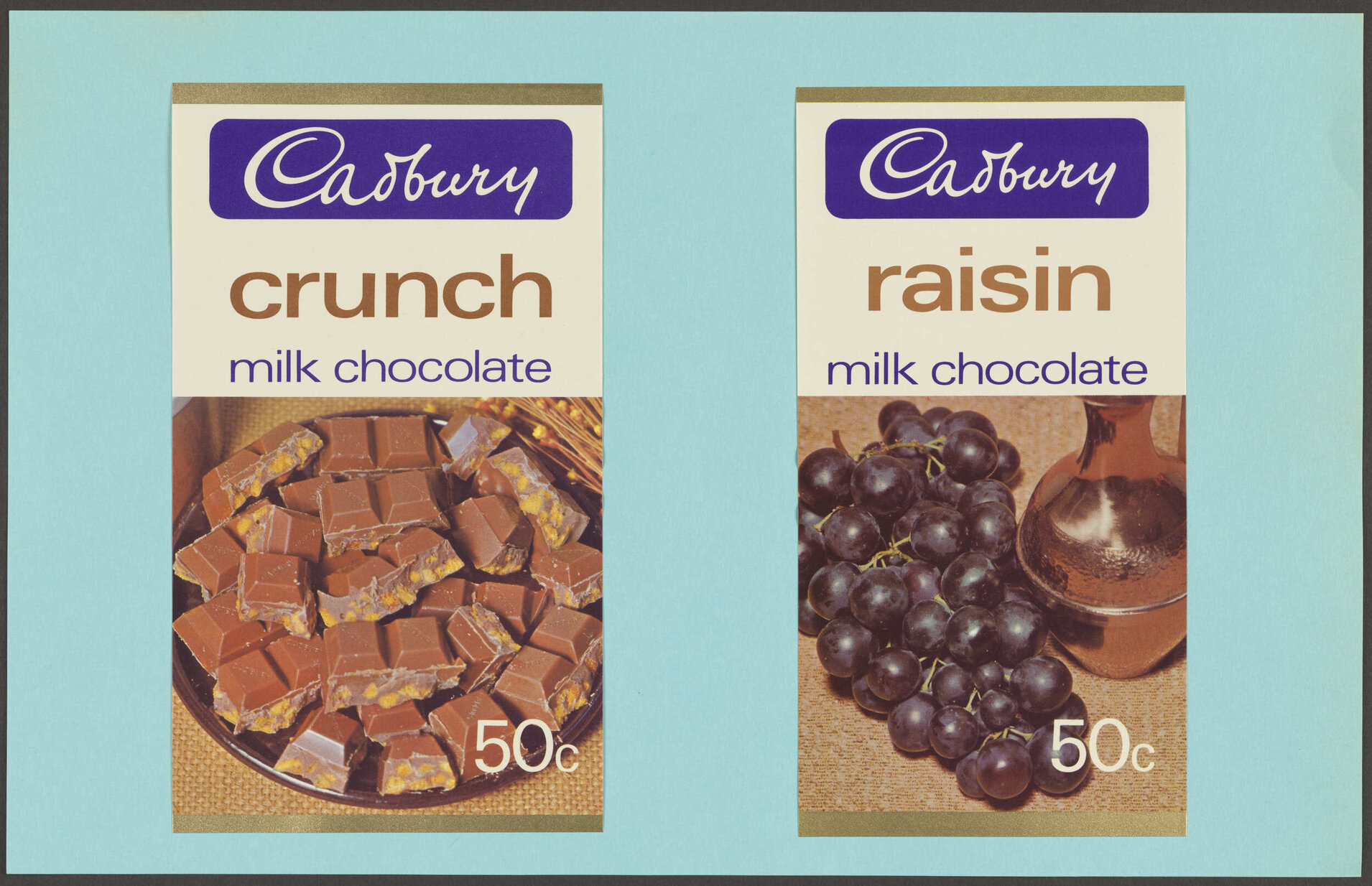 Cadbury chocolate blocks