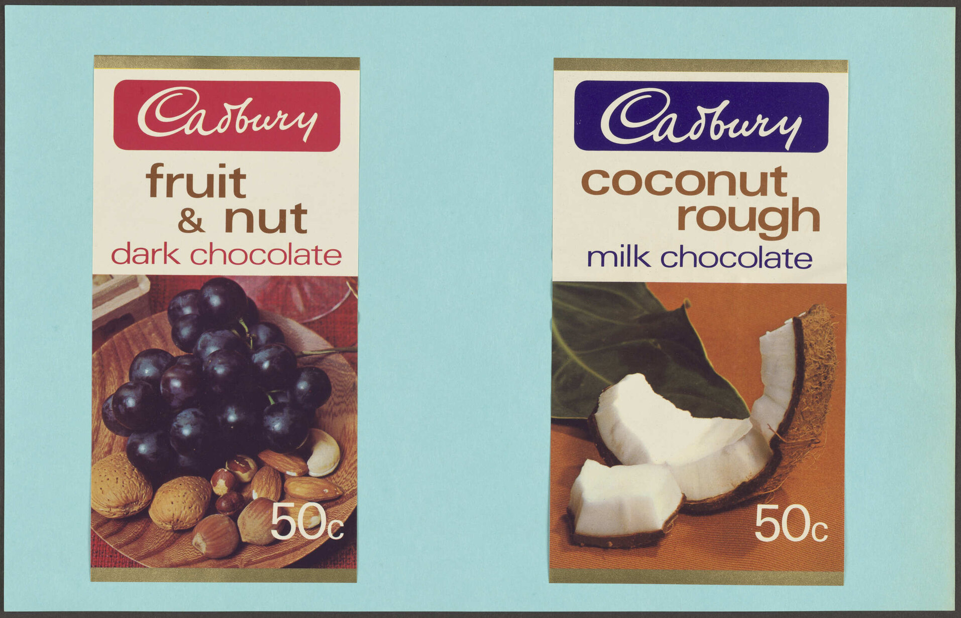 Cadbury chocolate blocks