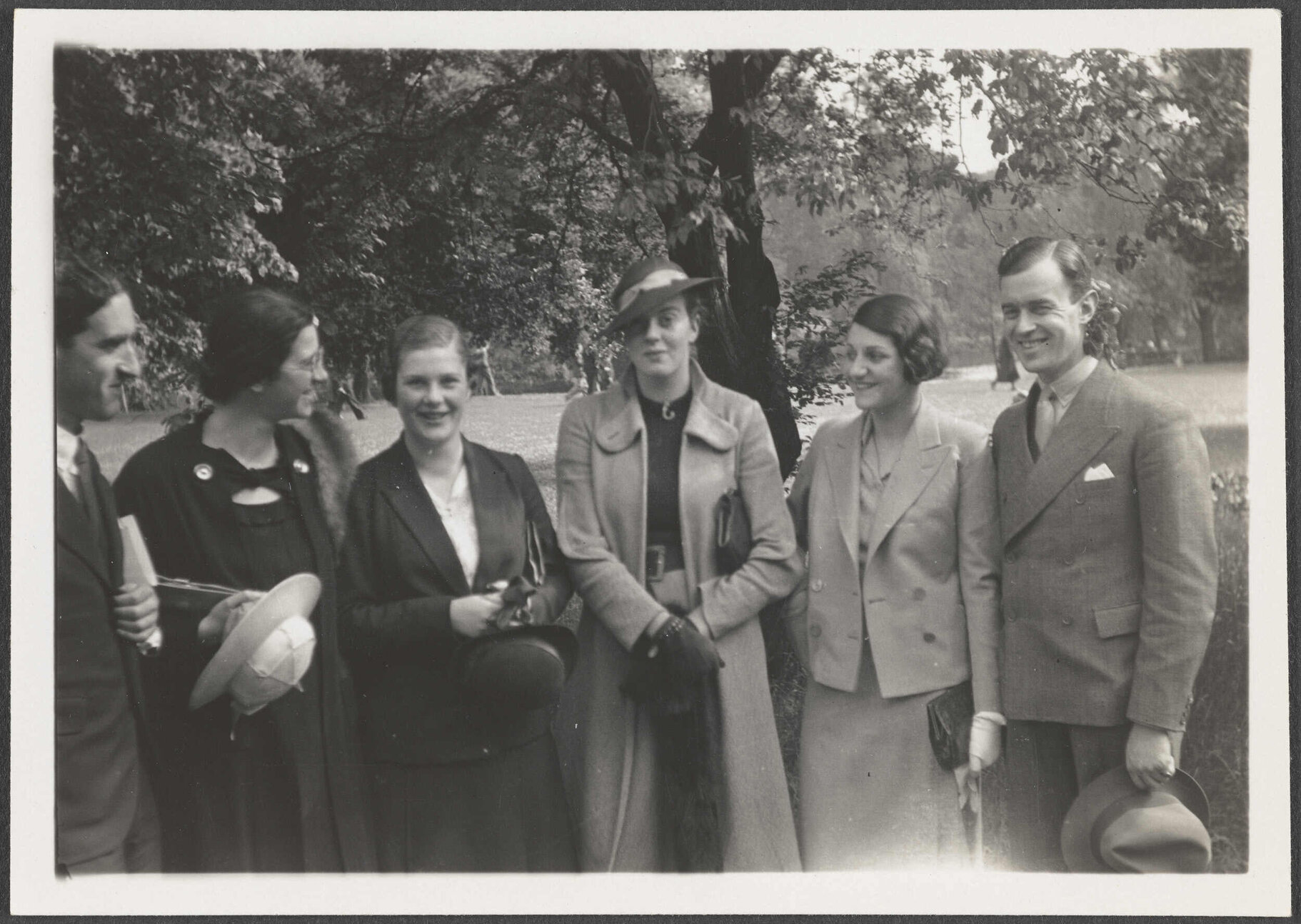 Charles and Lesley Brasch, Eunoe Stamers-Smith, Elespie Prior and two other people