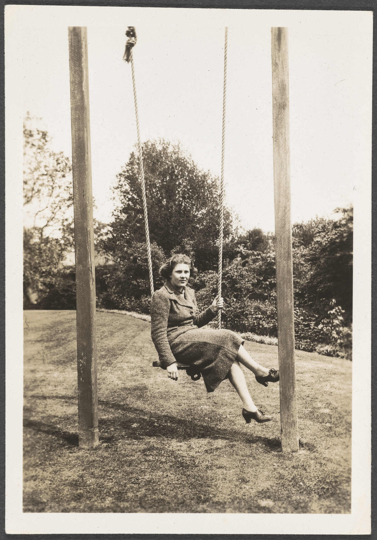 Woman on a swing