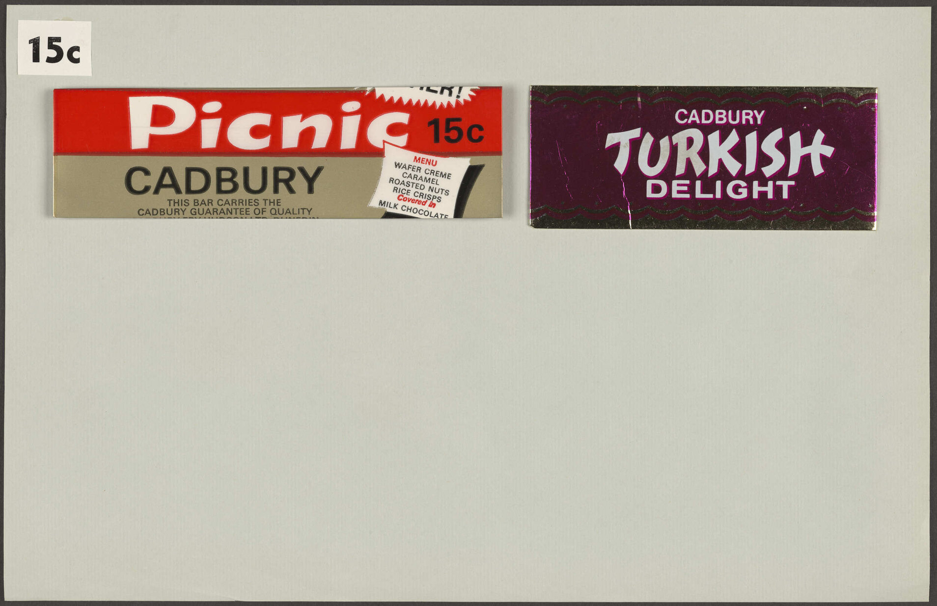 Cadbury 15c bars