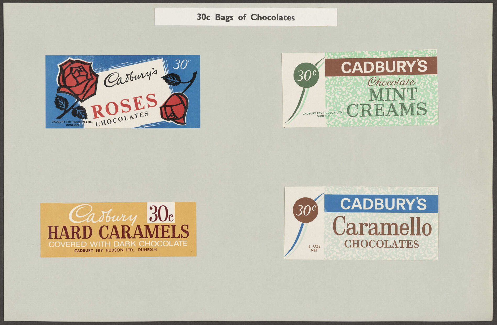 Cadbury '30c Bags of Chocolates'