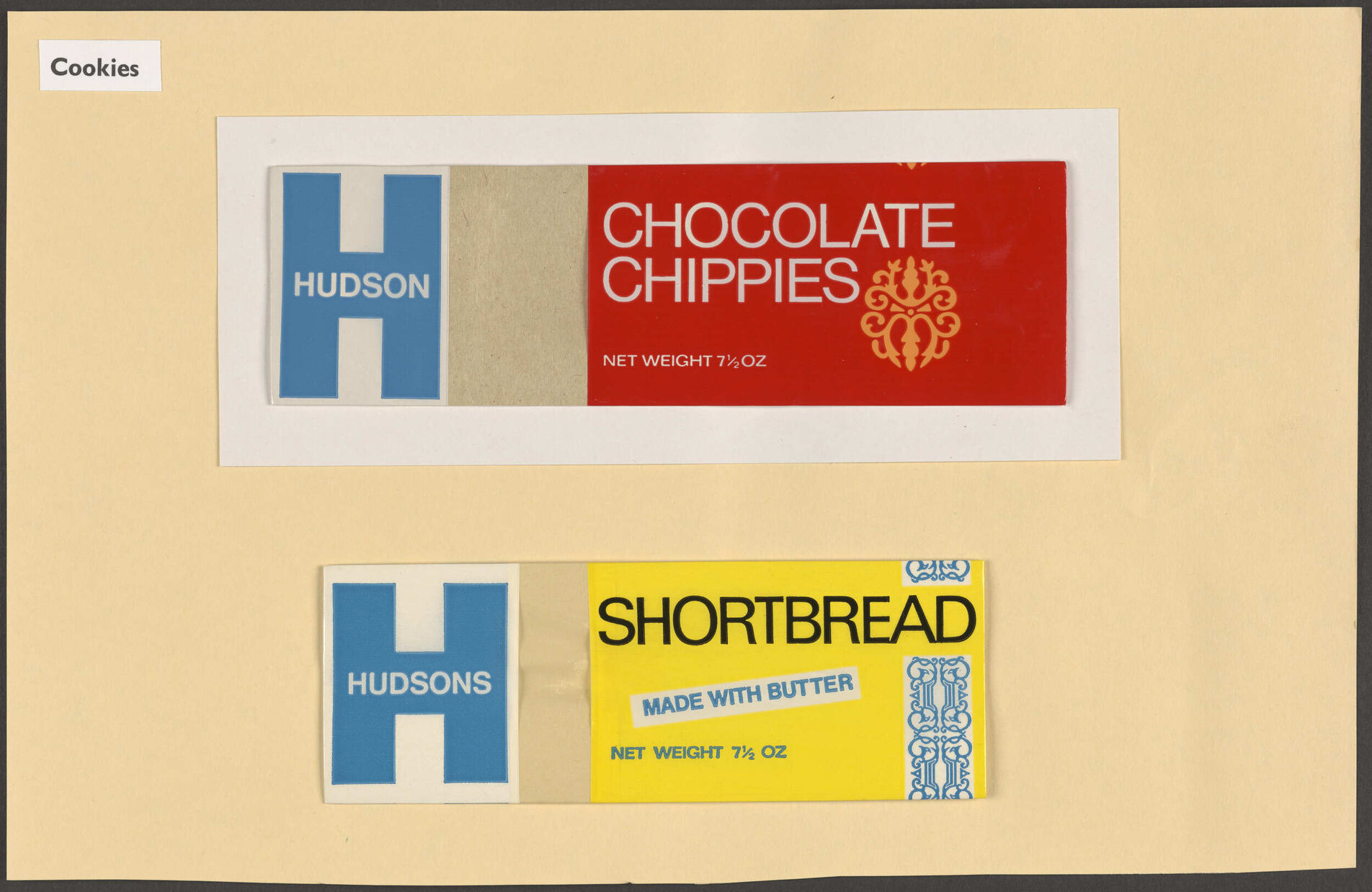 Hudsons Chocolate Chippies, Shortbread