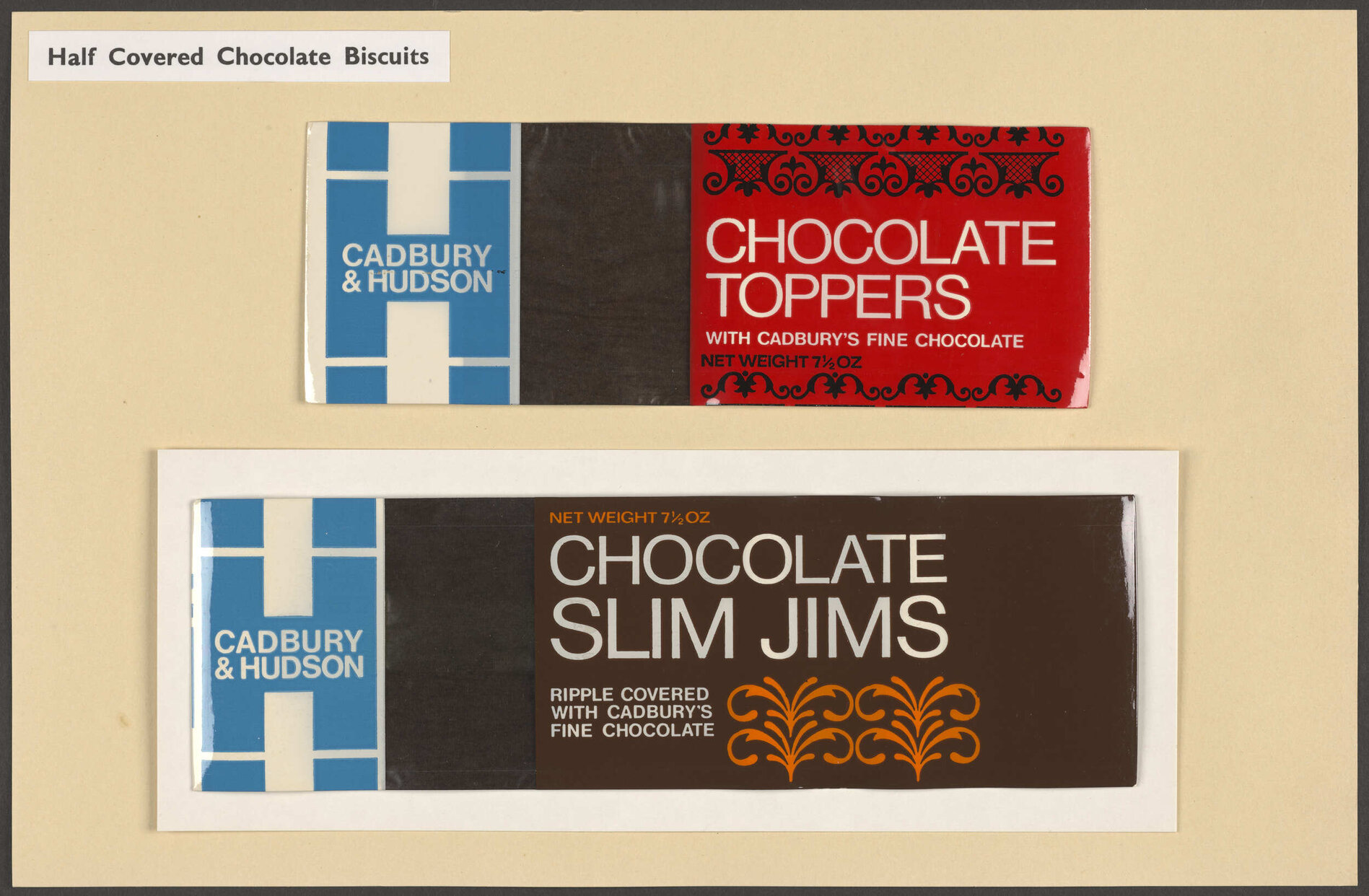 Cadbury &amp; Hudson Chocolate Toppers, Chocolate Slim Jims