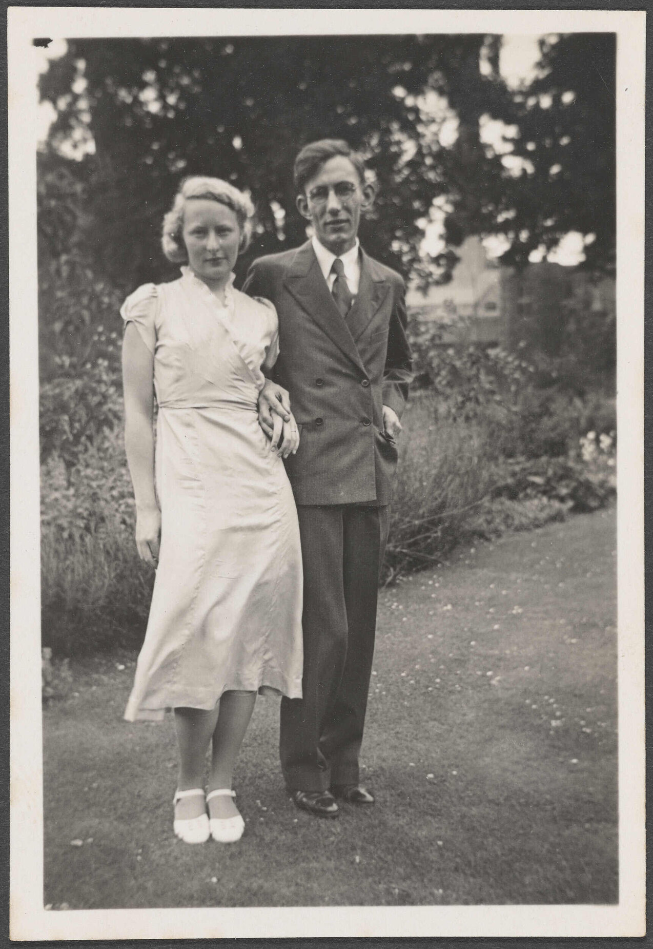 Jack and Edith on their wedding day
