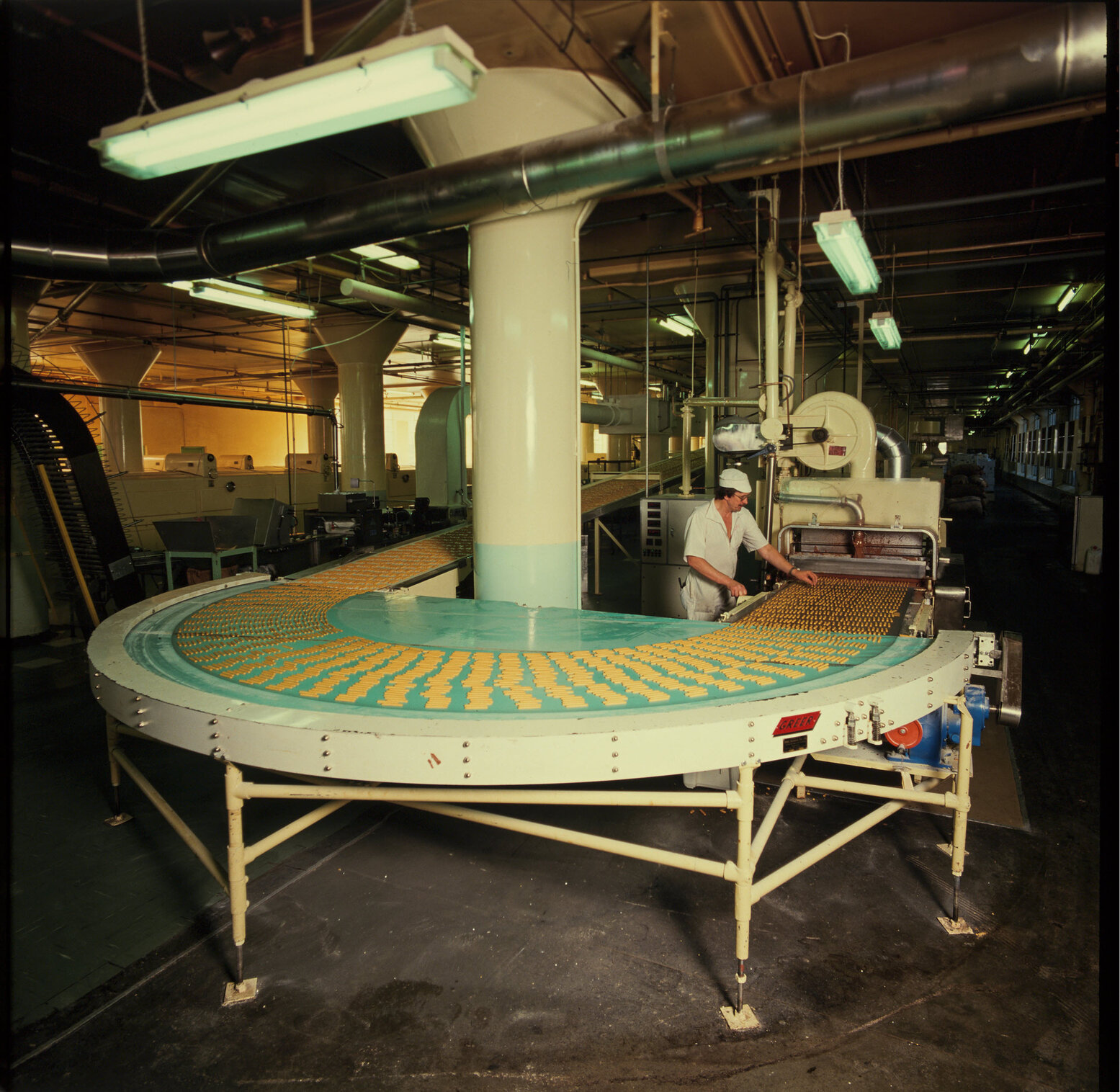 Cadbury production line for Chocolate Fingers