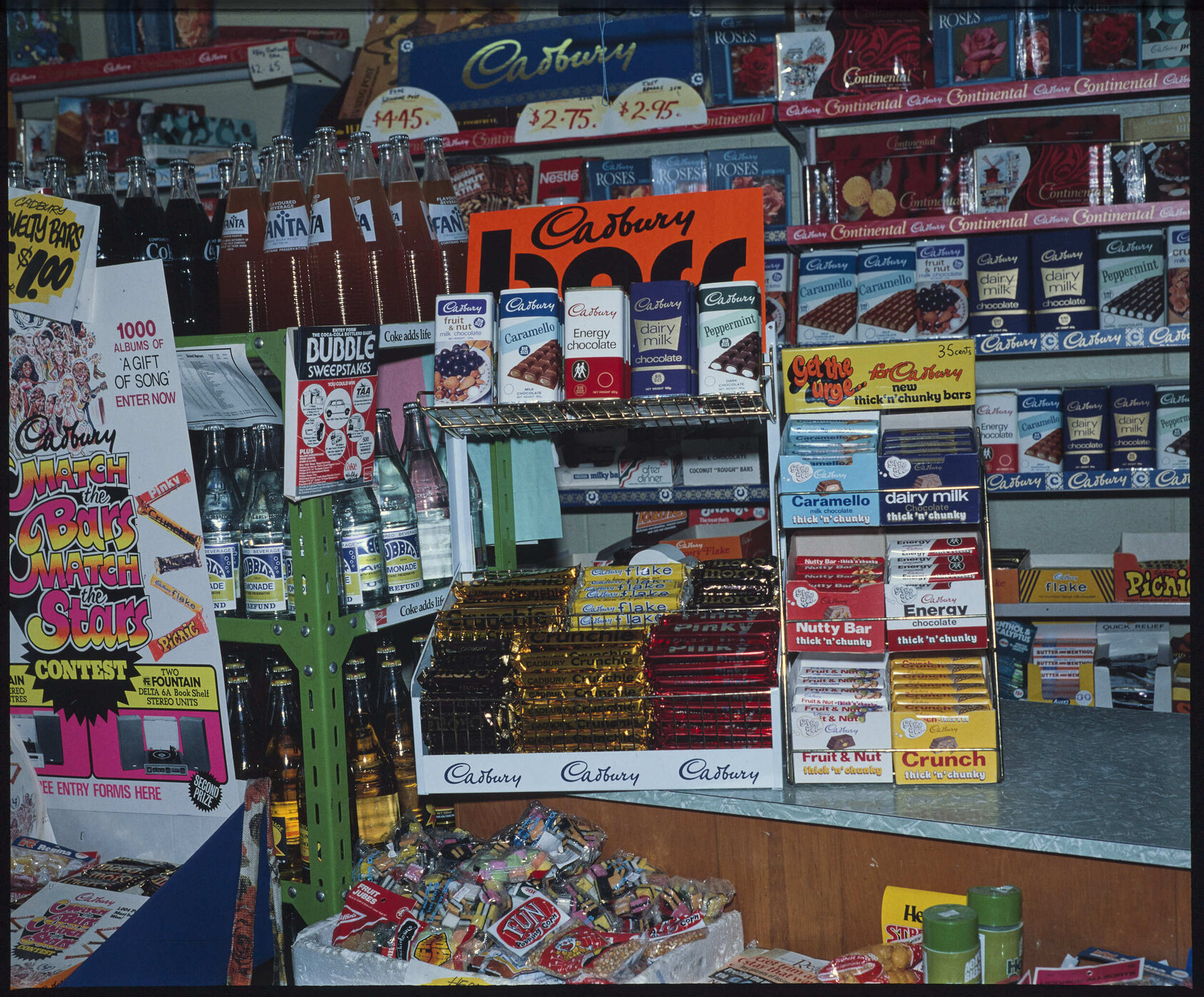 Cadbury product displays