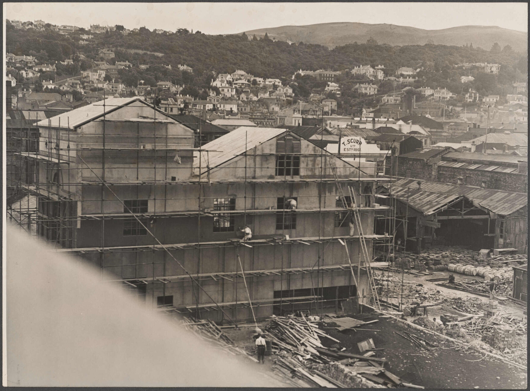 Cadbury Fry Hudson boiler house construction