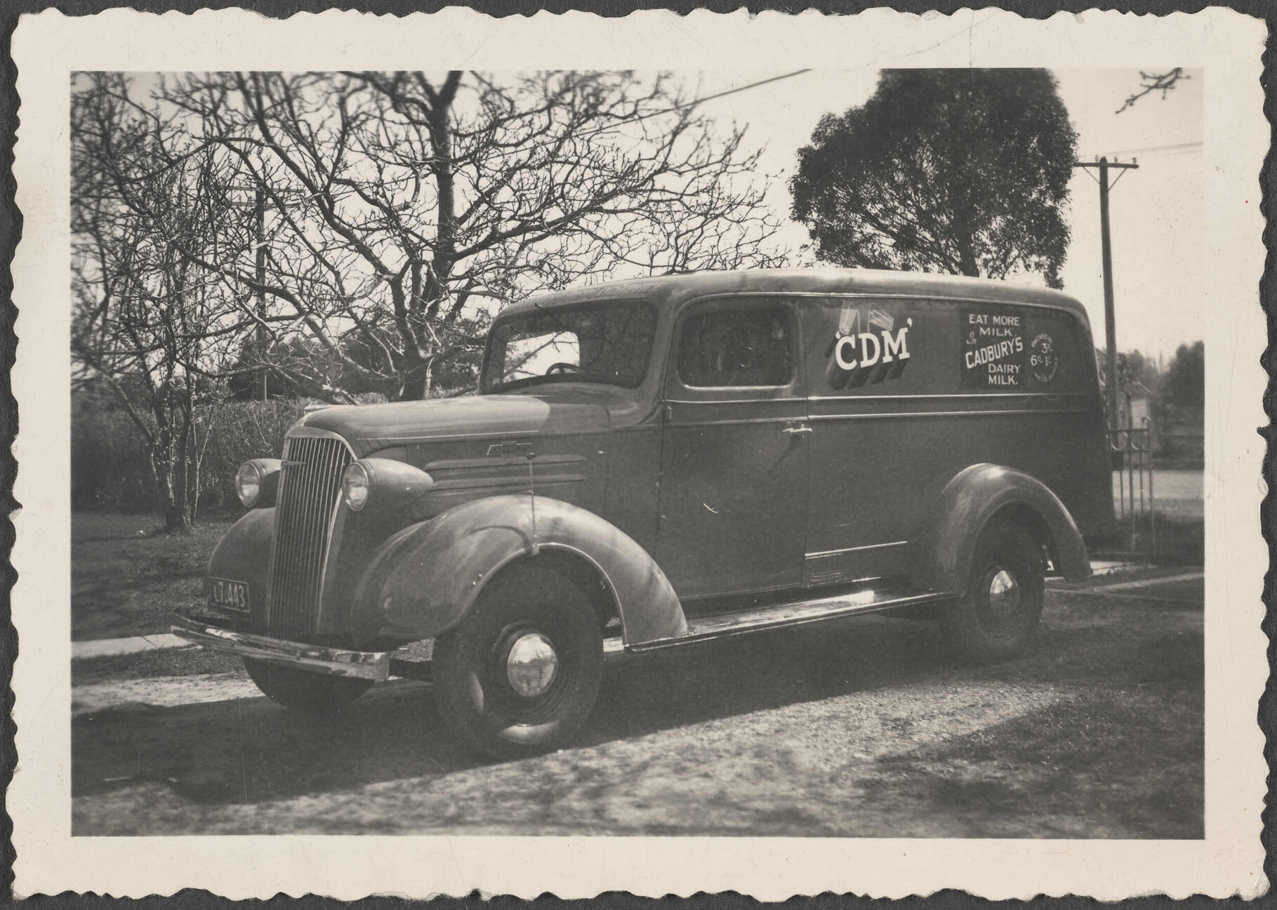 Cadbury Fry Hudson van
