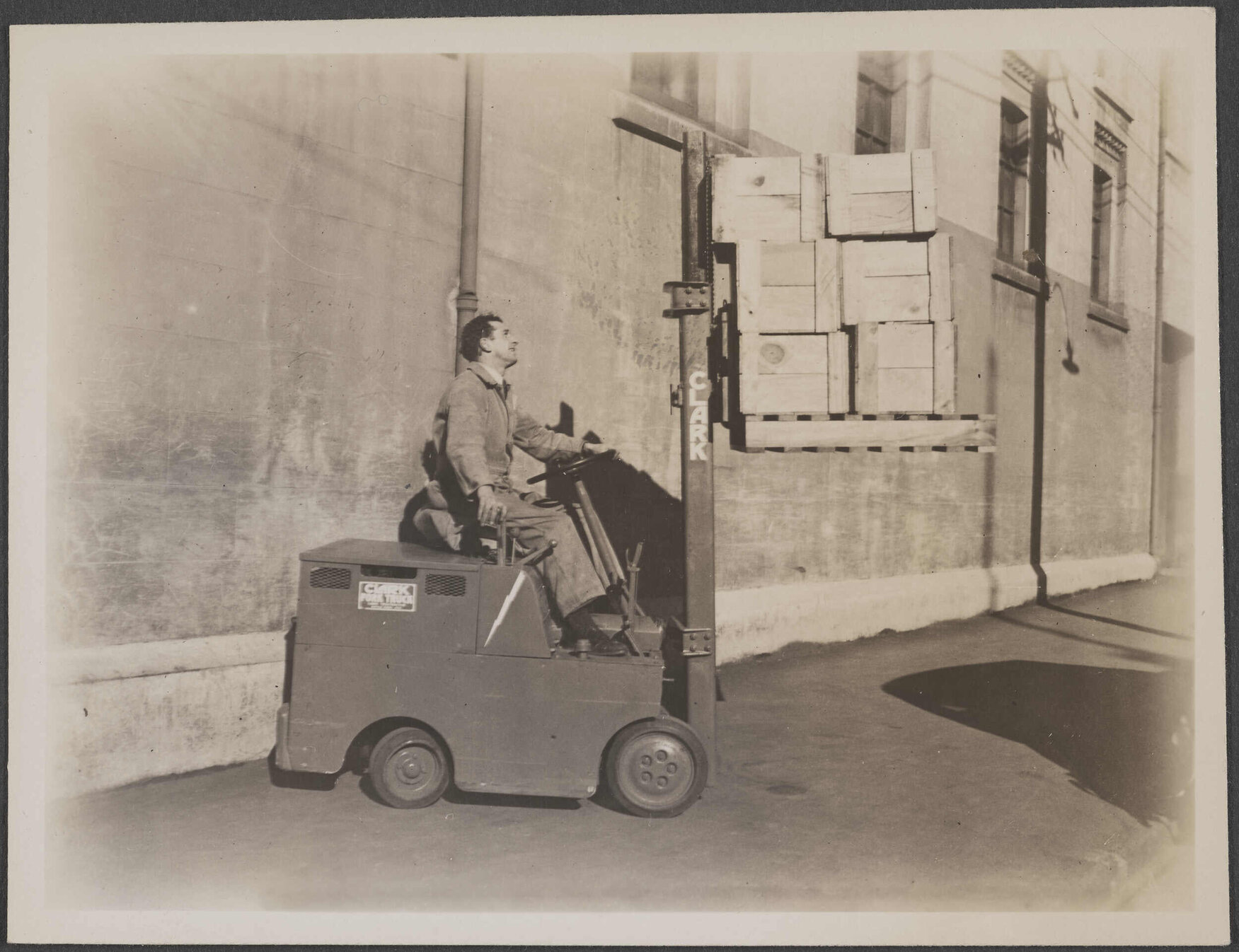 Cadbury Fry Hudson forklift