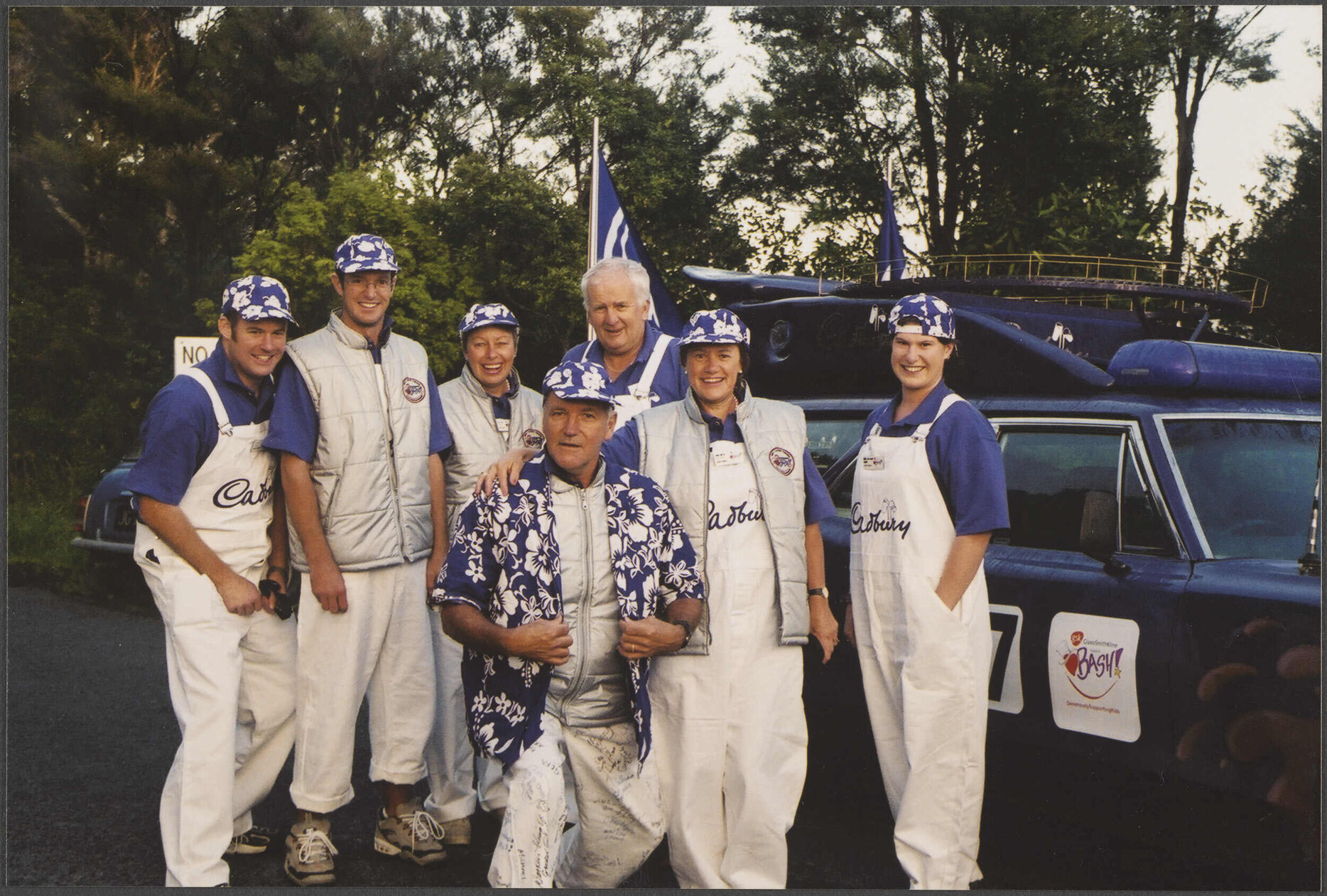 Cadbury group on Variety Bash road trip
