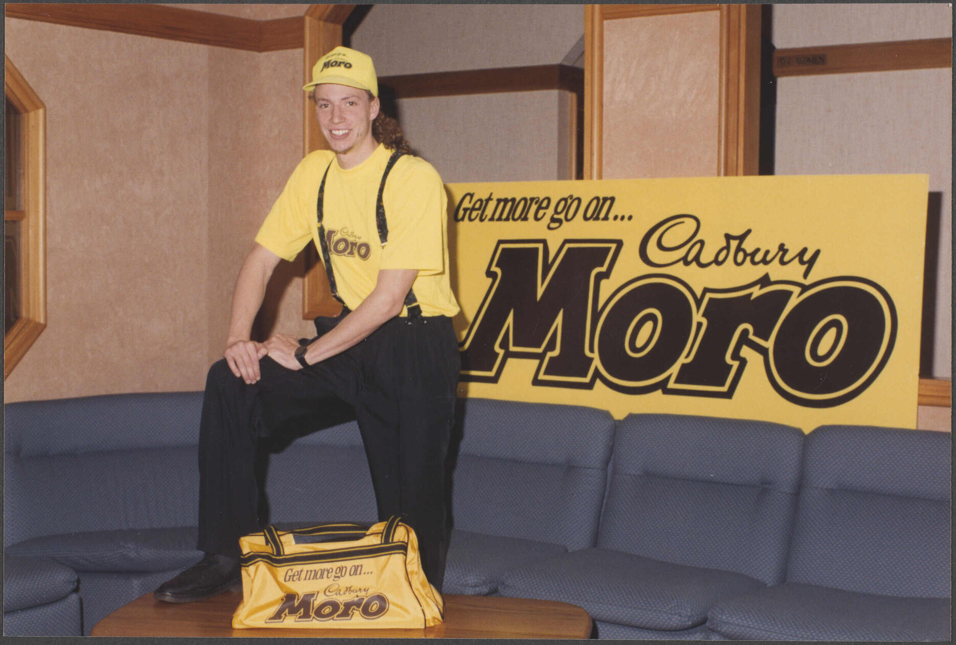 Danyon Loader, Cadbury Moro sponsorship