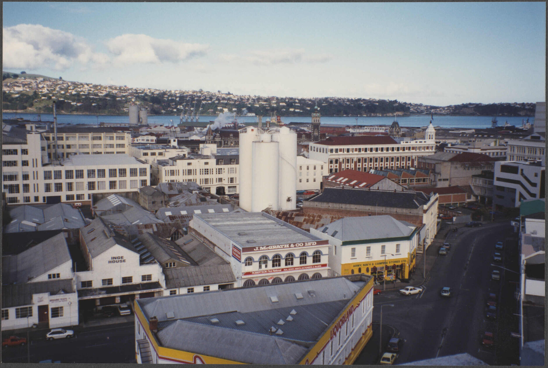 View over Cadbury factory and surrounding area