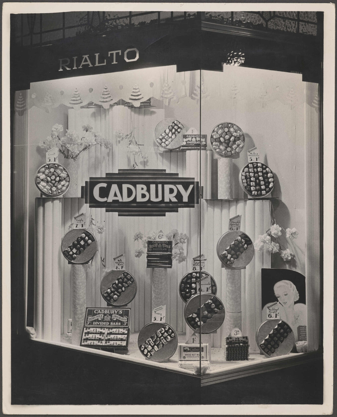 Cadbury display at the Rialto Tea Rooms, Rattray Street