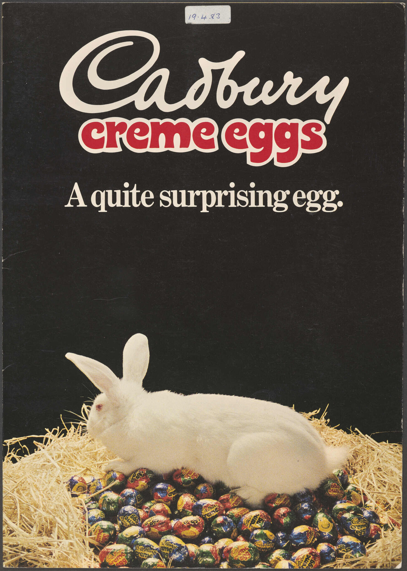 'Cadbury creme eggs: A quite surprising egg' [sales aid]