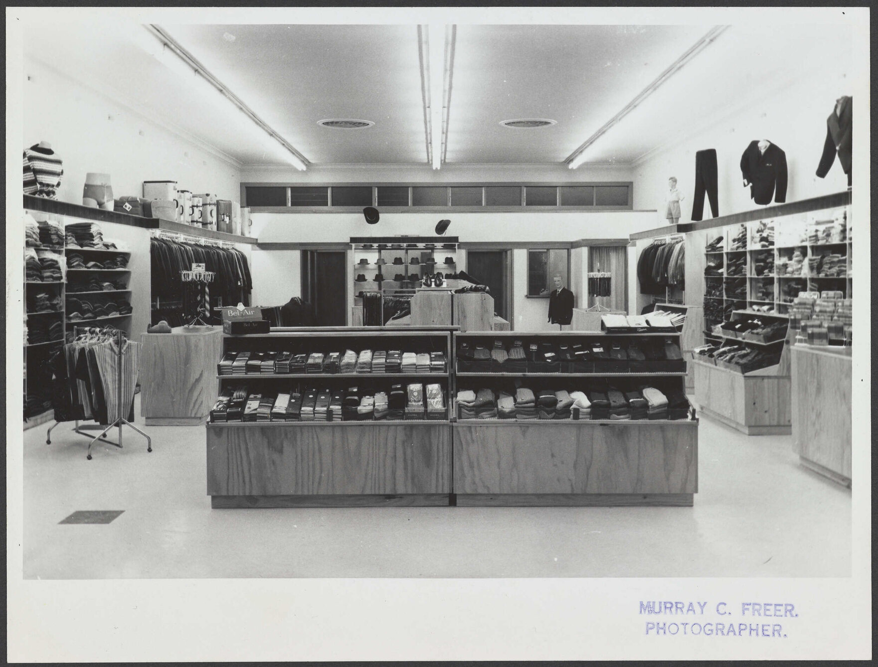 Hallensteins store interior, Ōtāhuhu