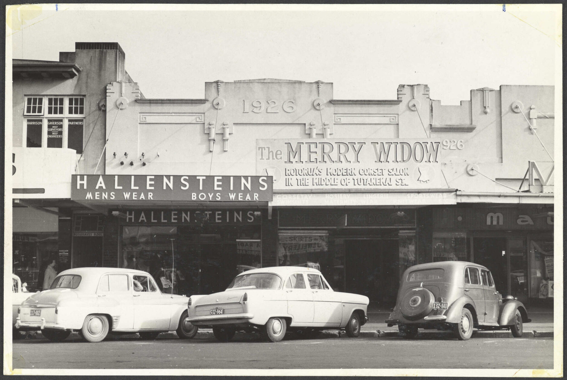 Hallensteins branch premises and The Merry Widow, Rotorua