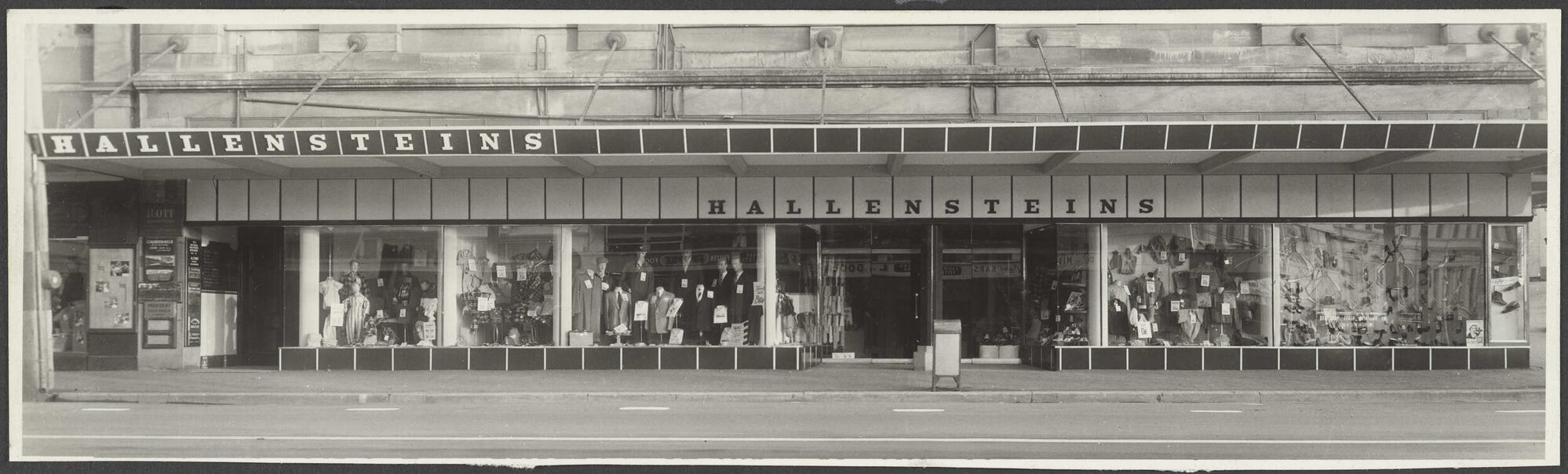 Hallensteins branch premises, Octagon. Princes Street frontage.
