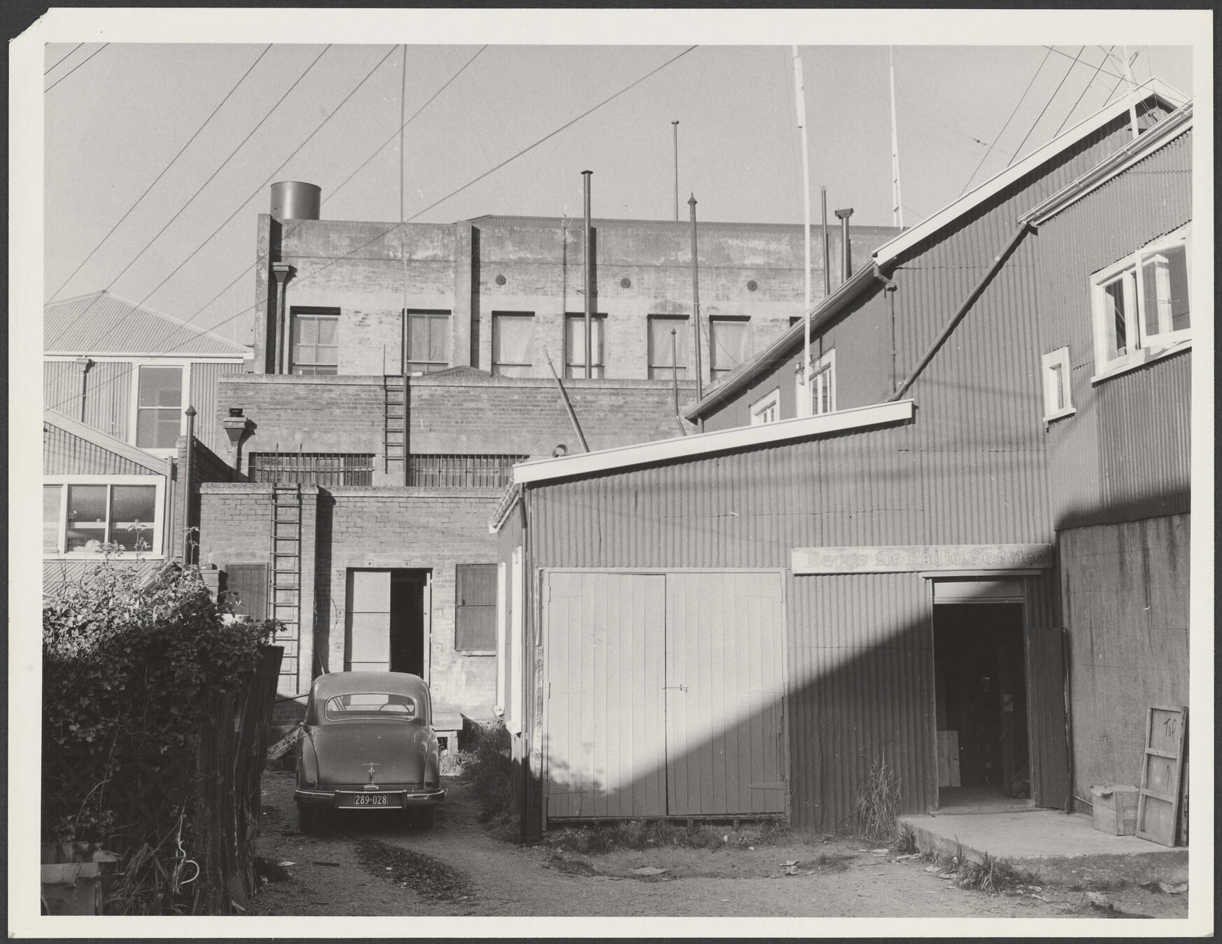 Rear of Hallensteins Building, Nelson