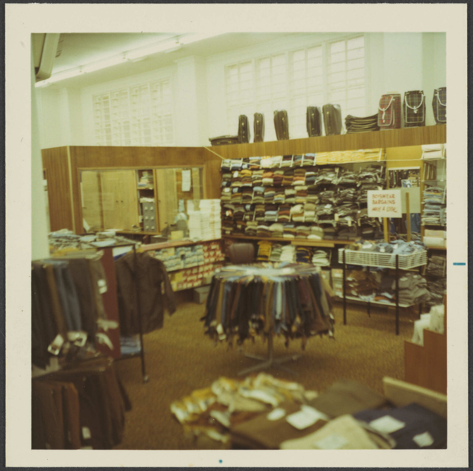 Hallensteins store interior [Lower Hutt]