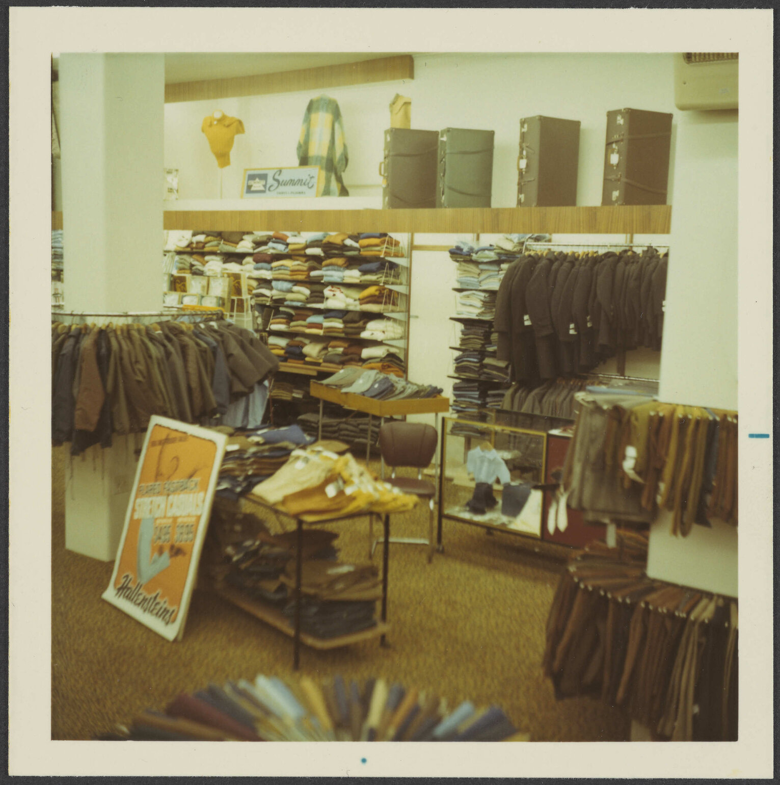 Hallensteins store interior [Lower Hutt]