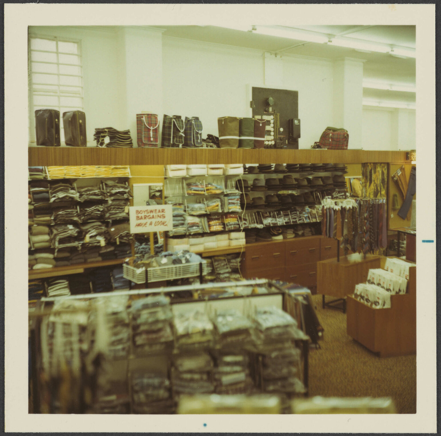 Hallensteins store interior [Lower Hutt]