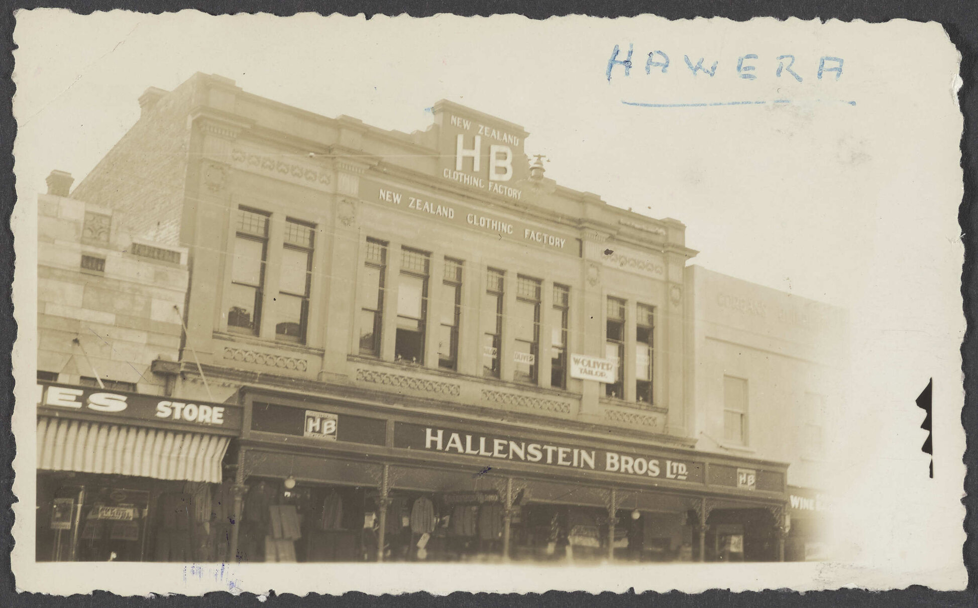 Hallenstein Brothers branch premises, Hāwera 