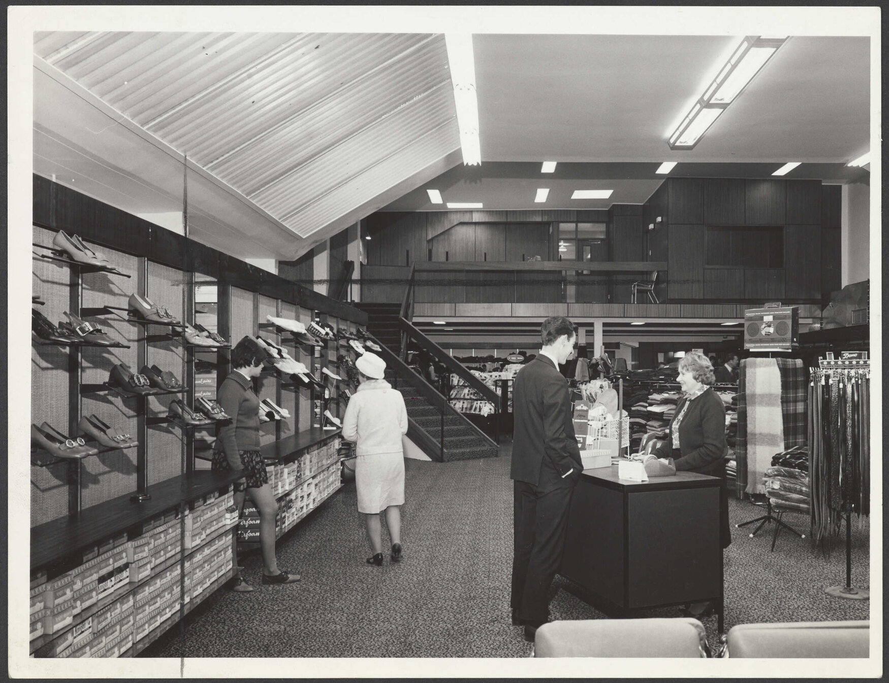 Hallensteins store interior, Hamilton