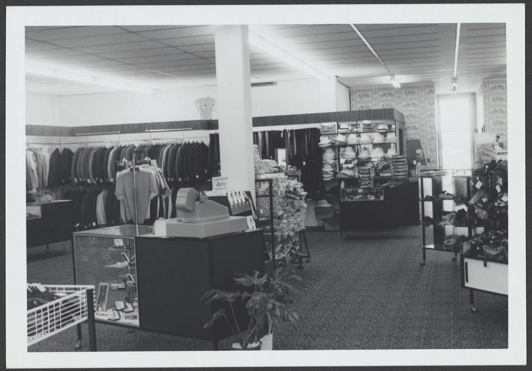 Hallensteins store interior, Hamilton