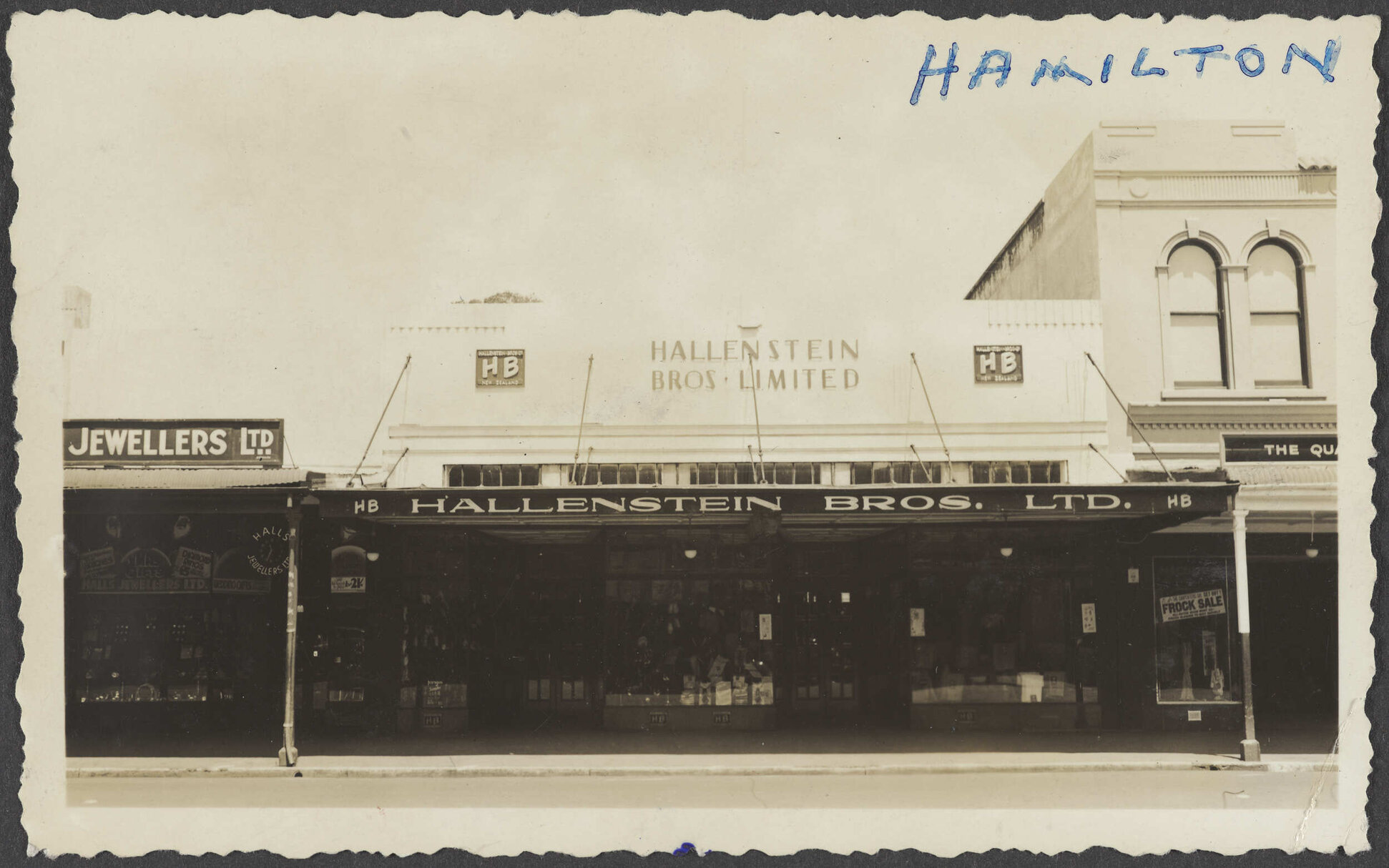 Hallensteins branch premises, Hamilton