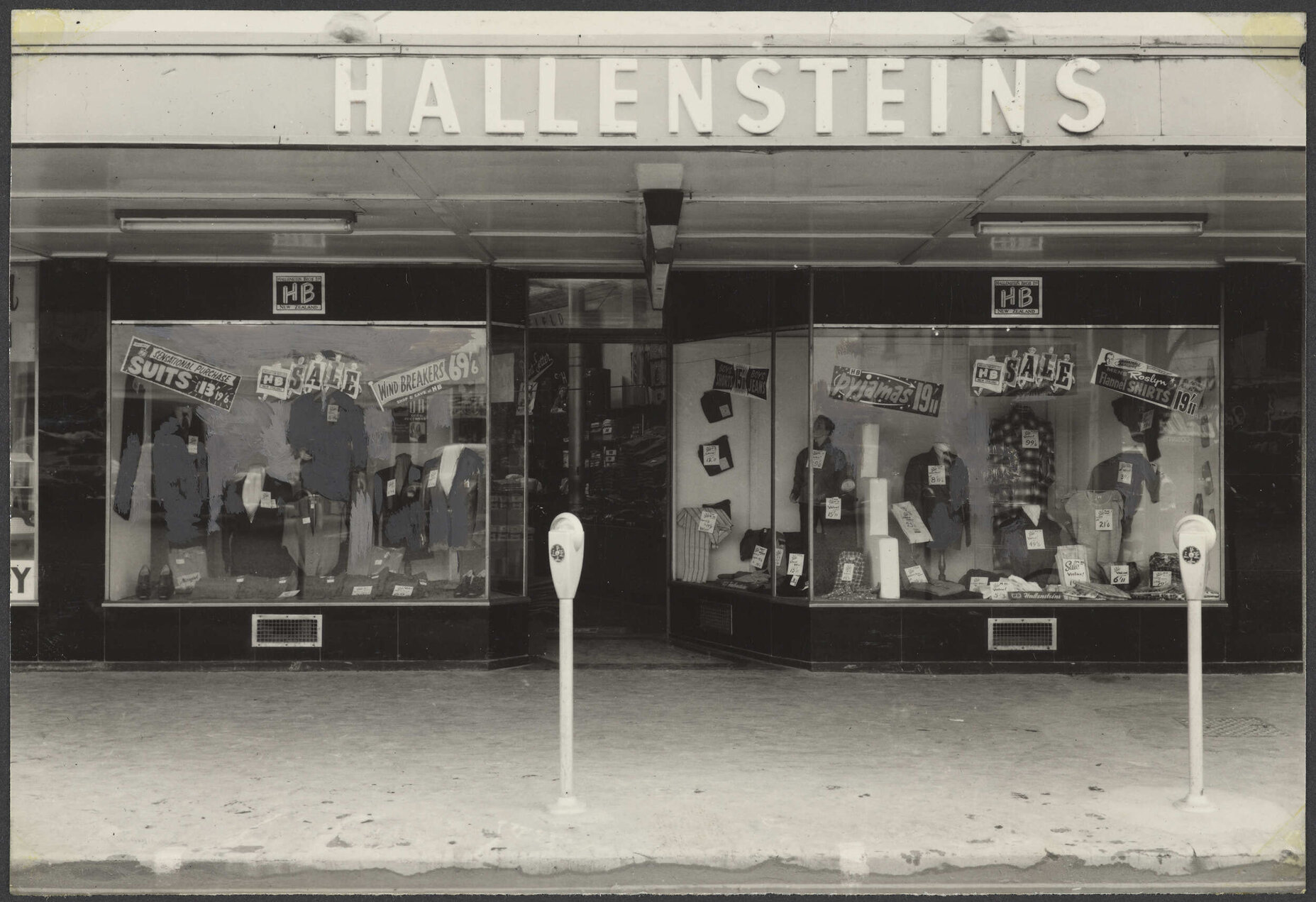 Hallensteins storefront, Gore