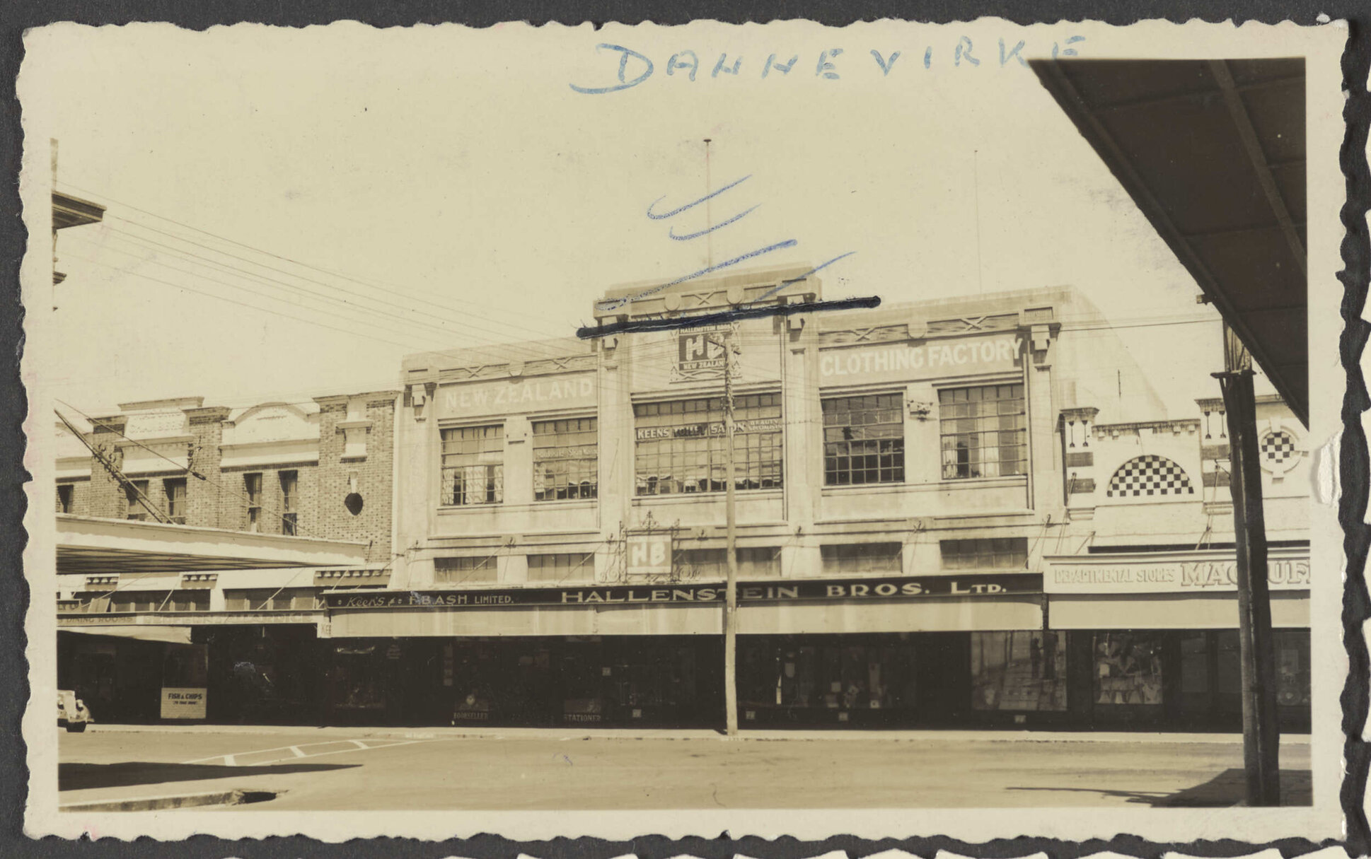 Hallensteins branch premises, Dannevirke