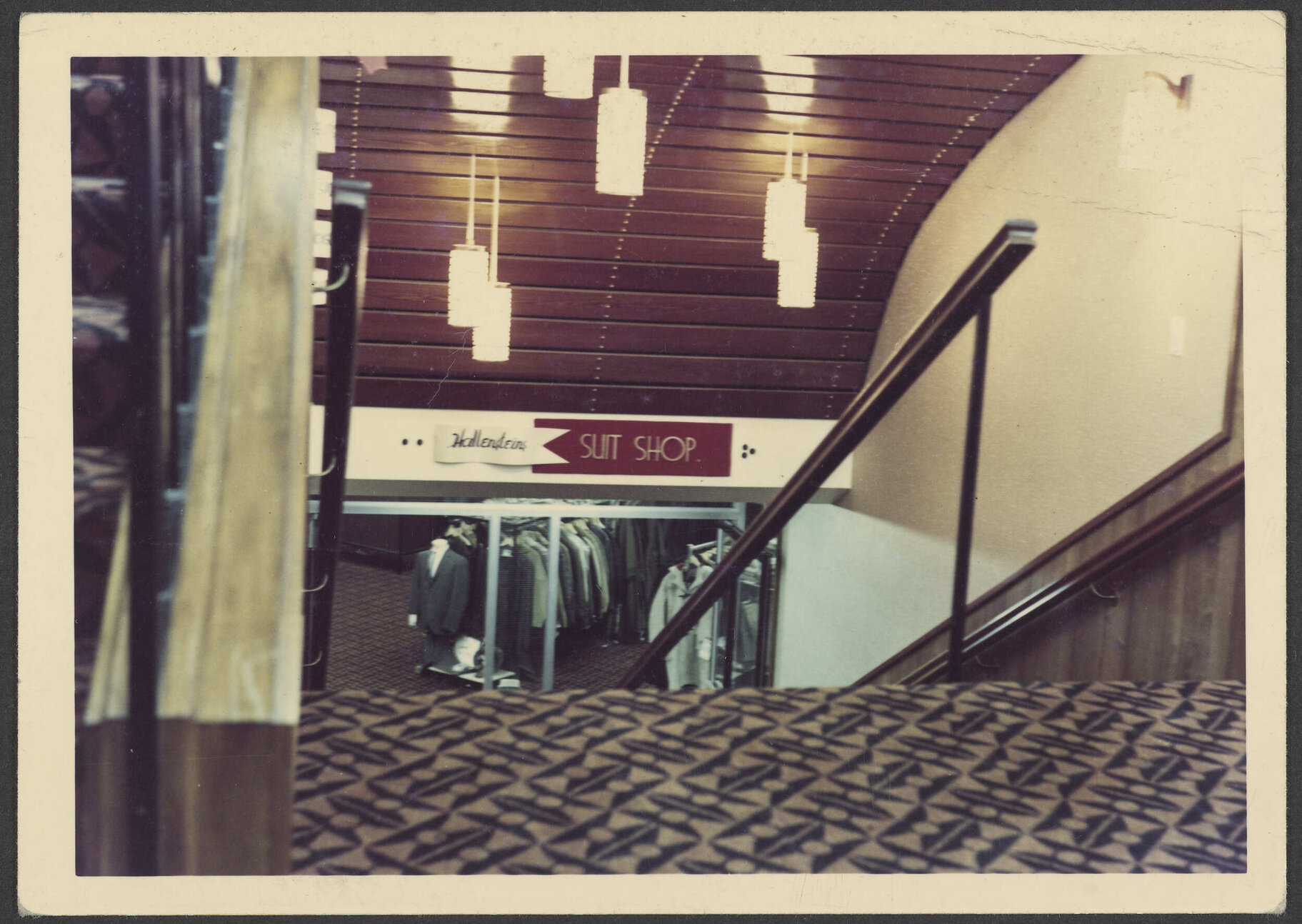 Hallensteins Suit Shop entrance [Christchurch]