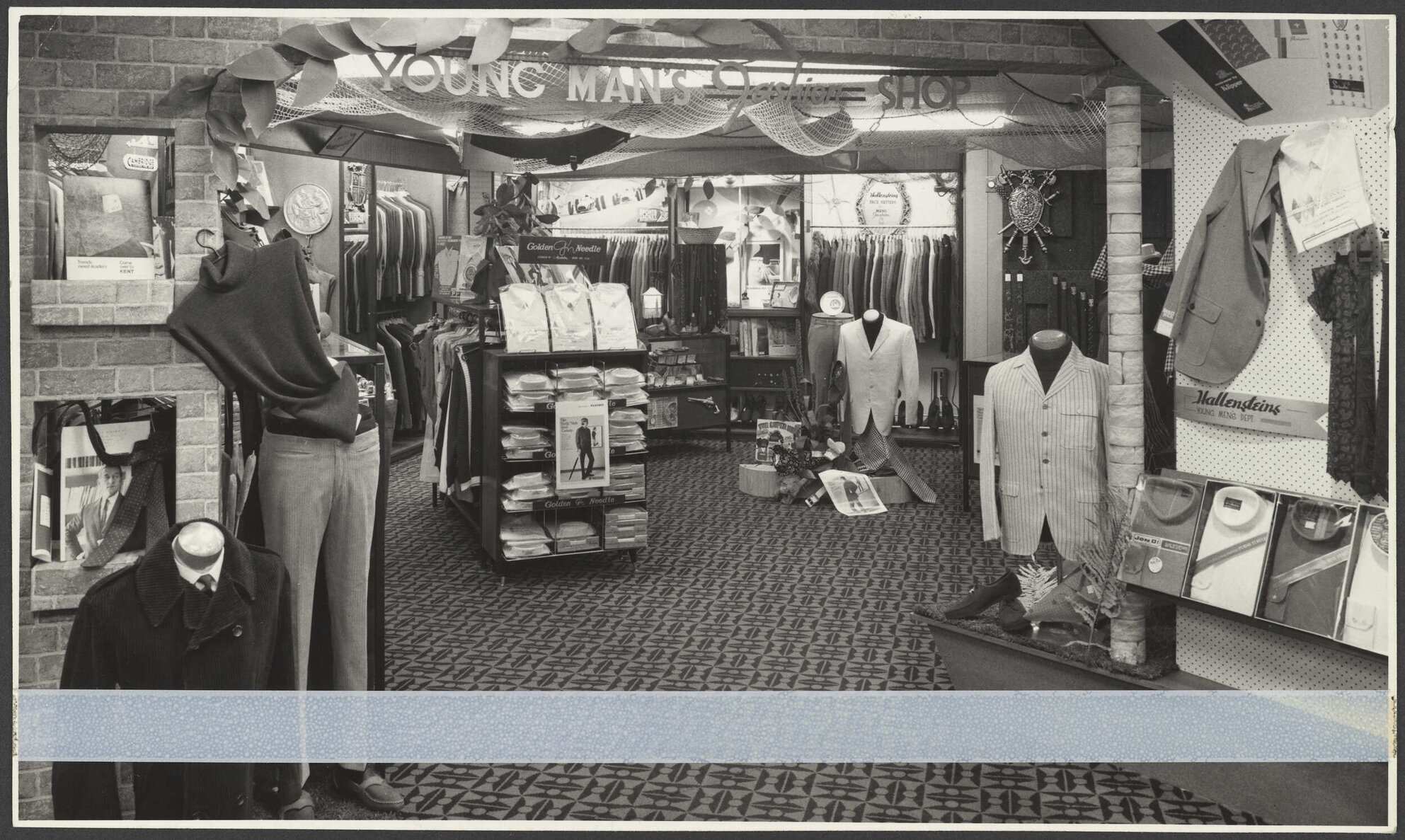 Young Man's Fashion Shop at Hallensteins, Christchurch