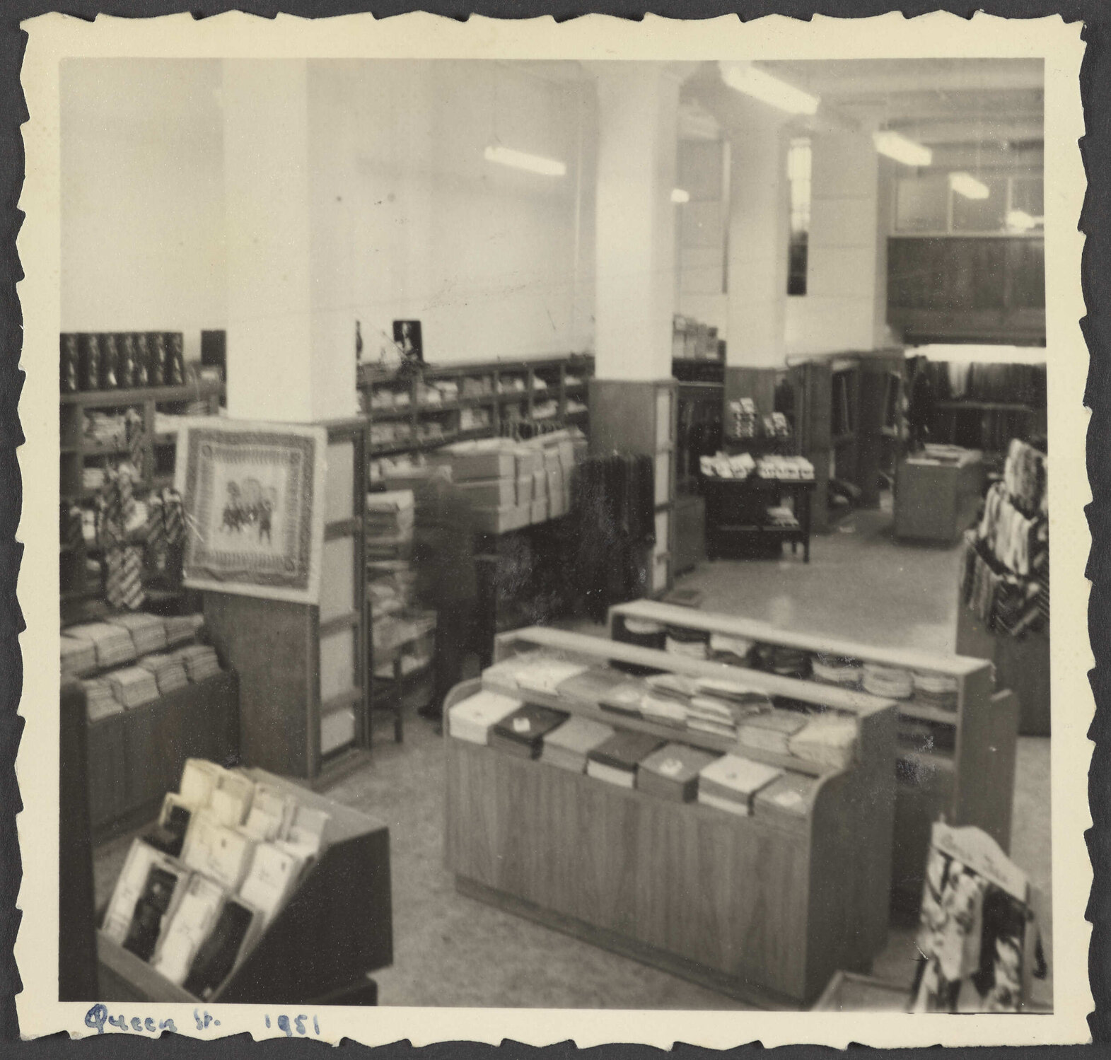 Hallensteins store interior, Queen Street, Auckland