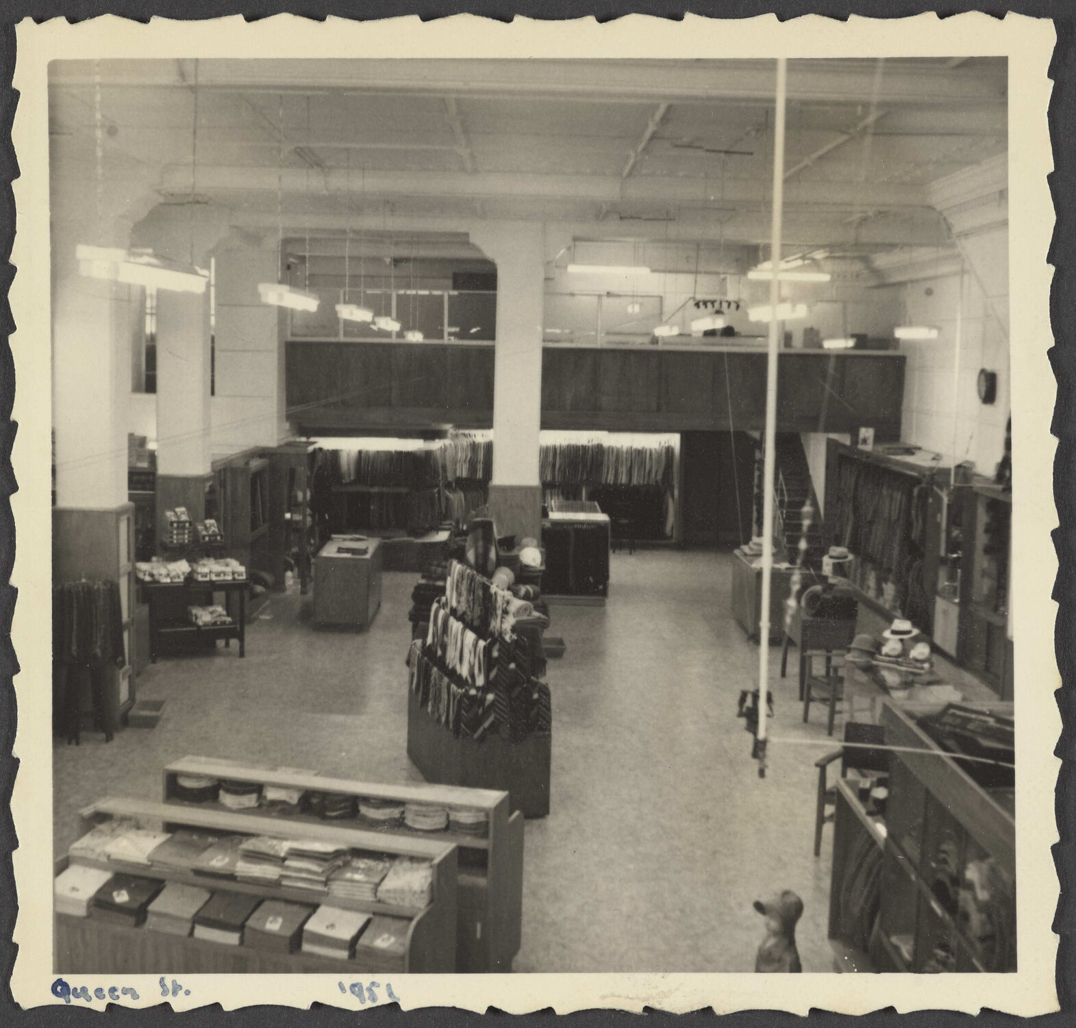 Hallensteins store interior, Queen Street, Auckland