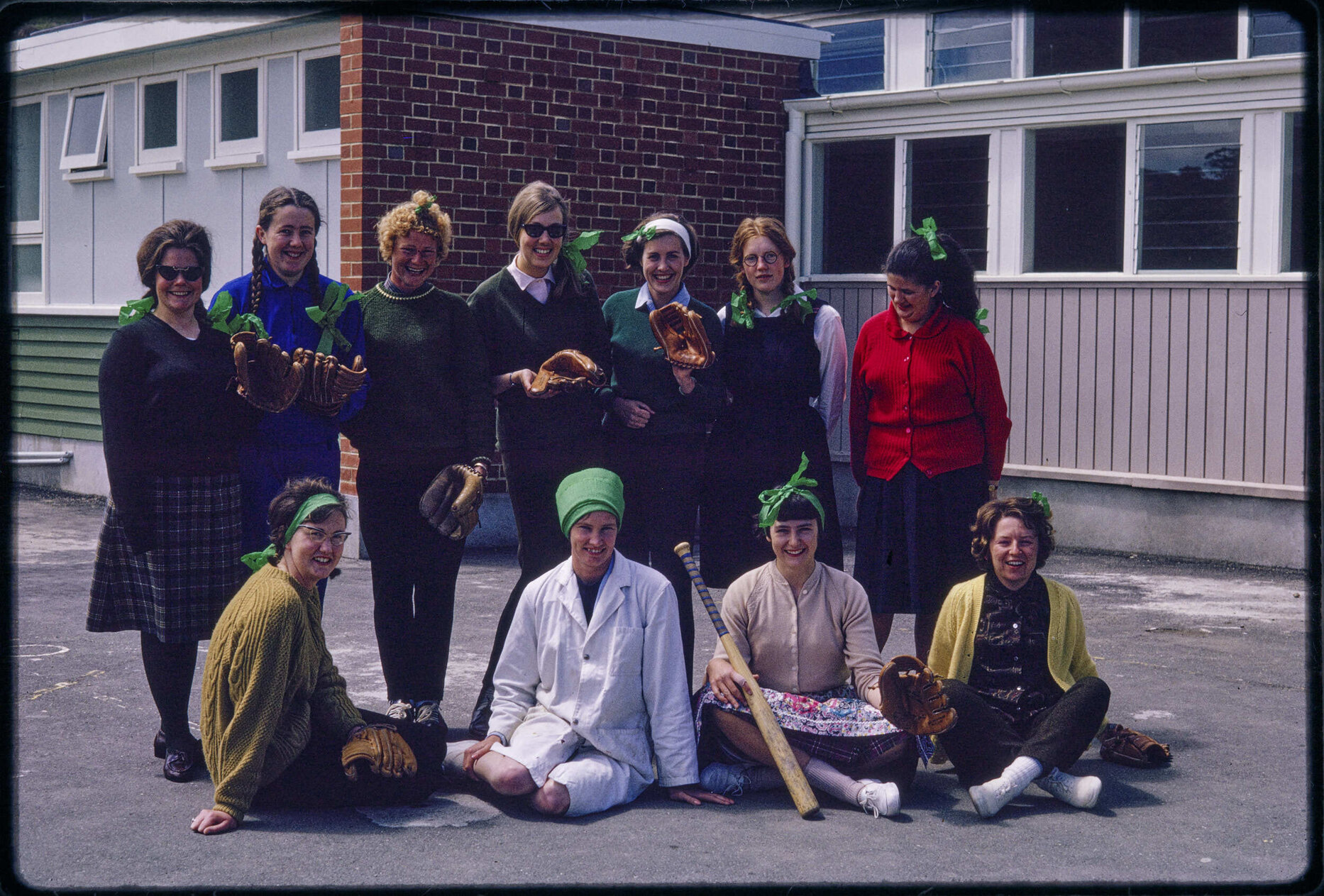 Staff softball team, Kaikorai Valley High School