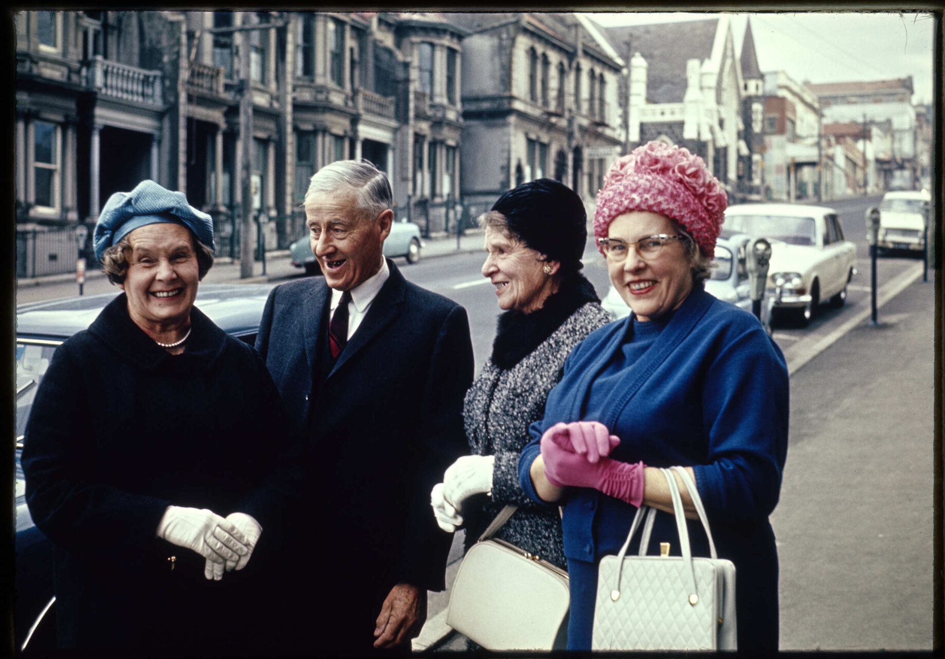 Group attending David Hanan's christening