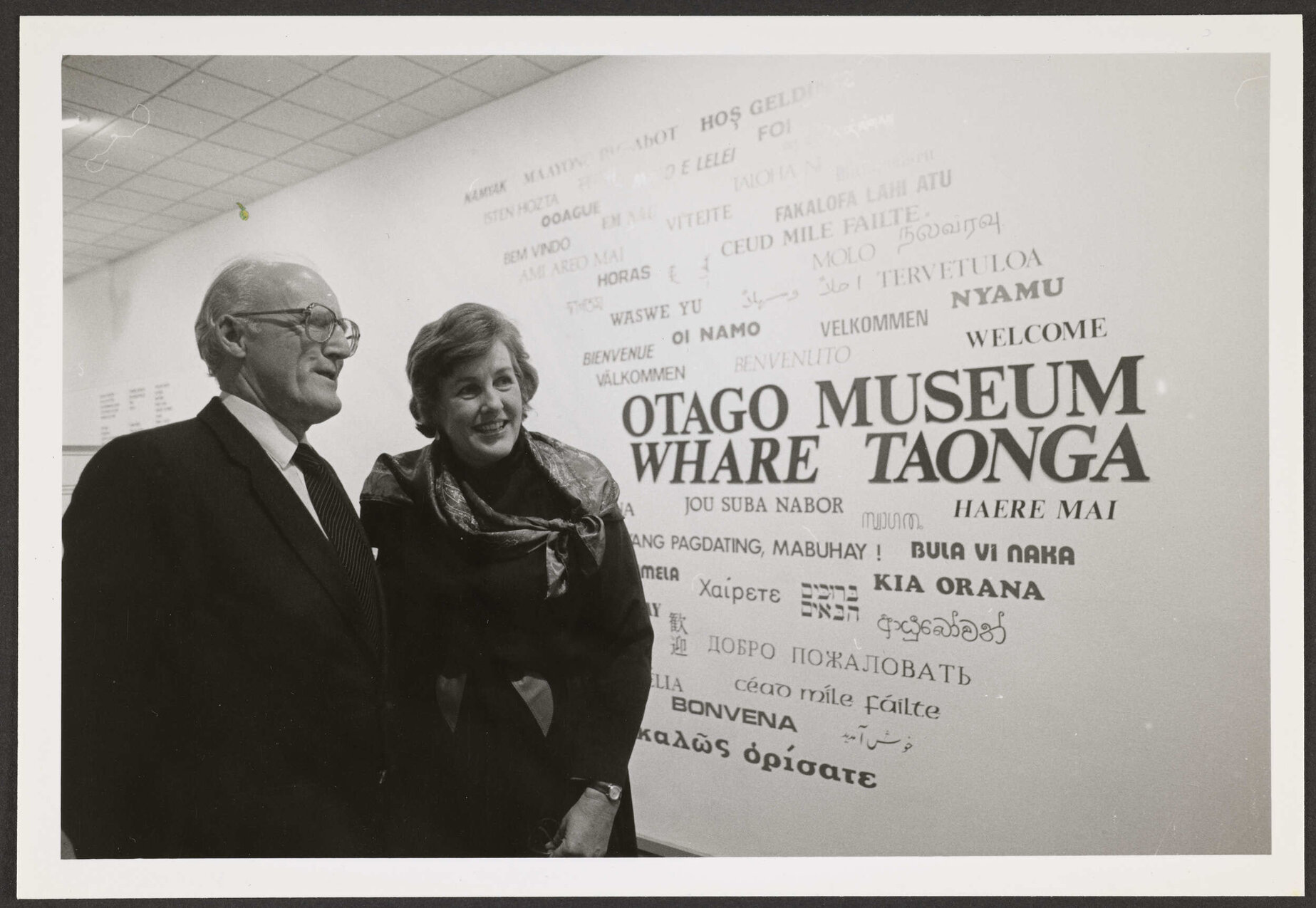 Robin Gray and Elizabeth Hanan at Otago Museum