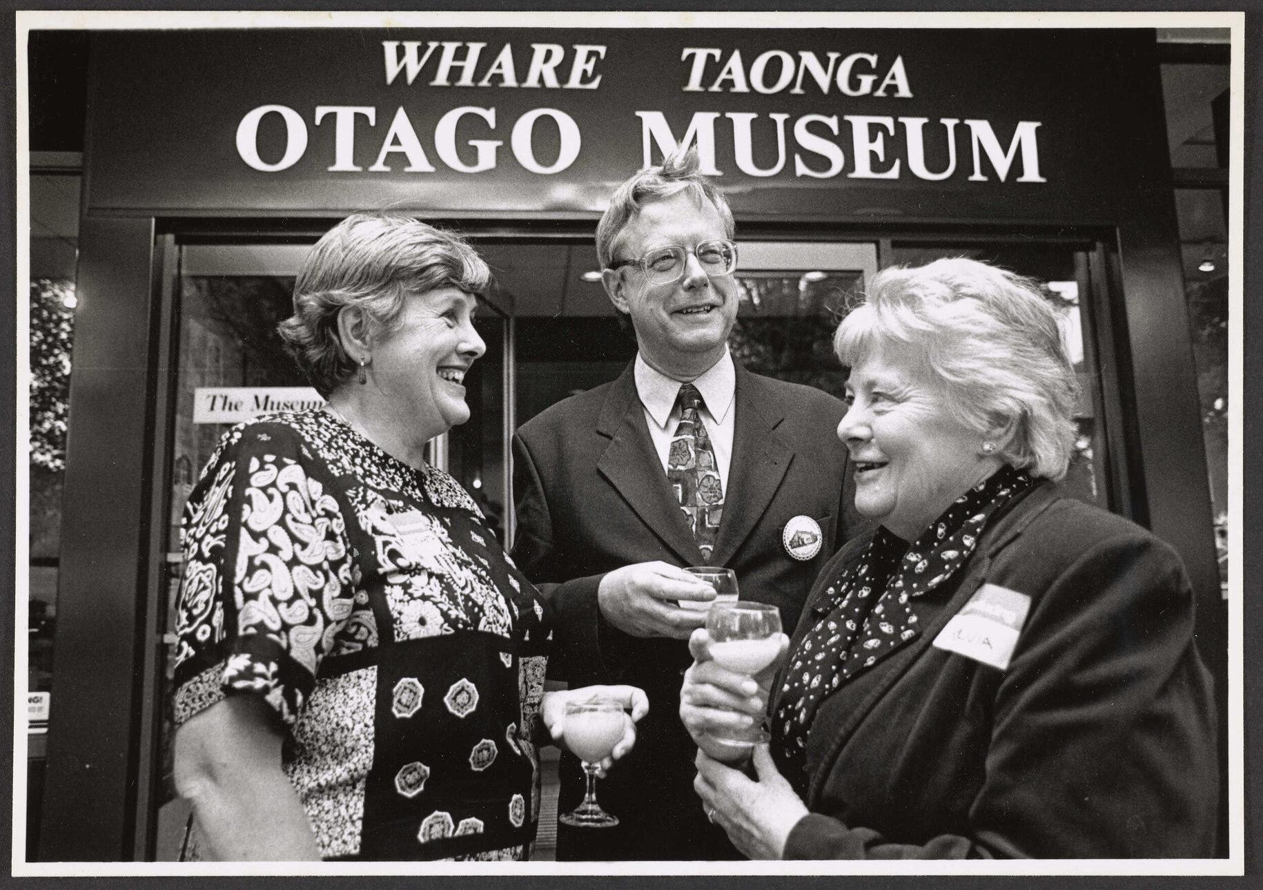 Elizabeth Hanan, Richard Cassels, and Sylvia Girvan, at Otago Museum