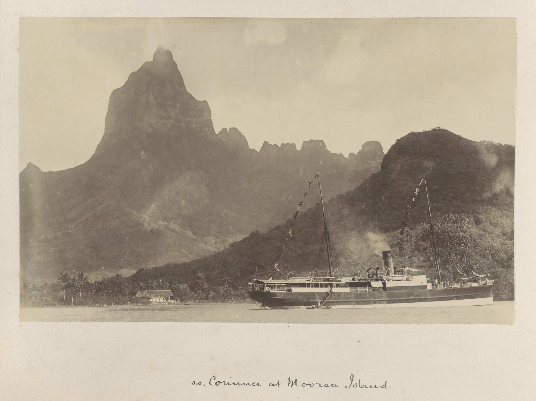 S.S. Corinna at Moorea Island
