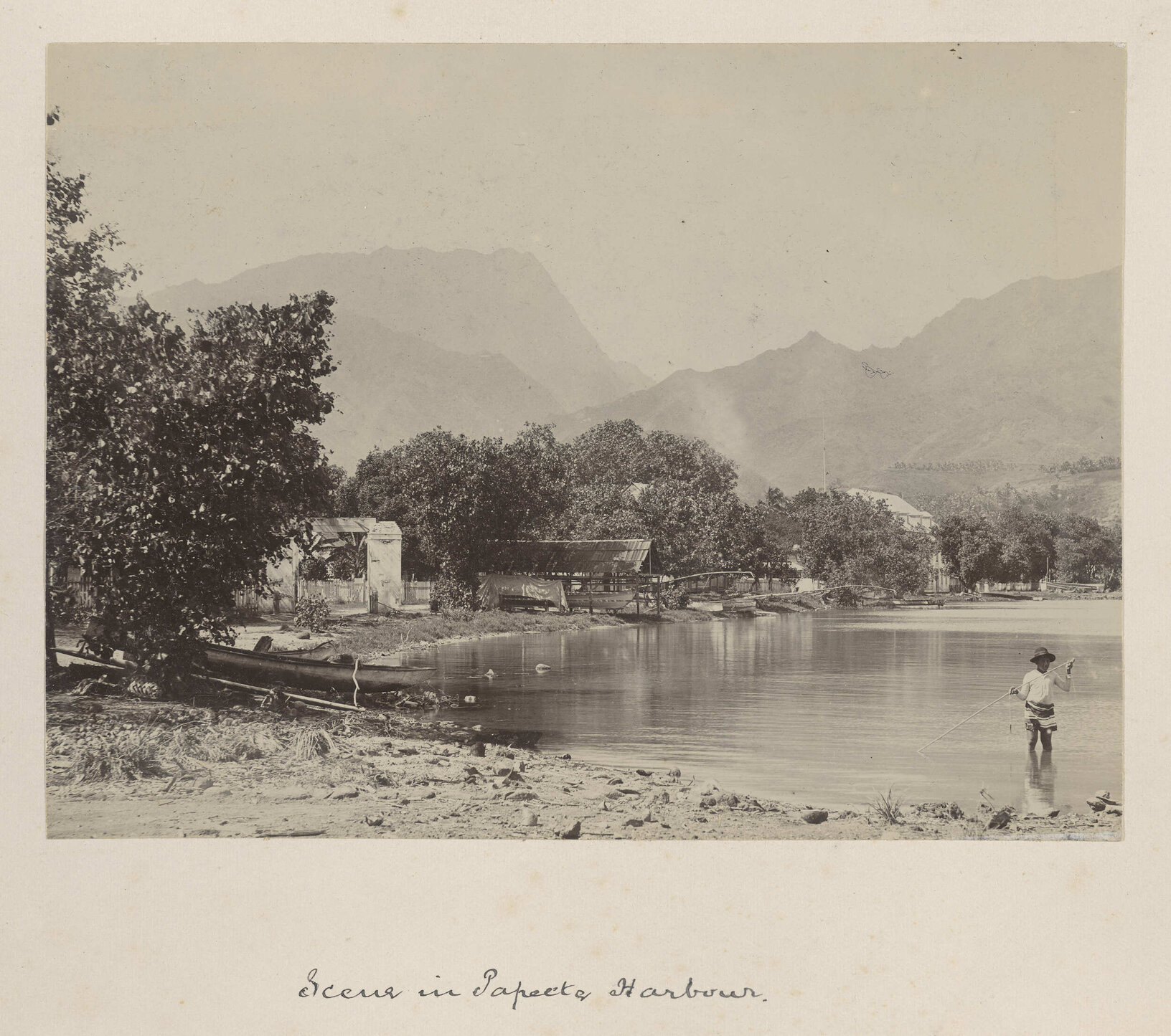 Scene at Papeete Harbour