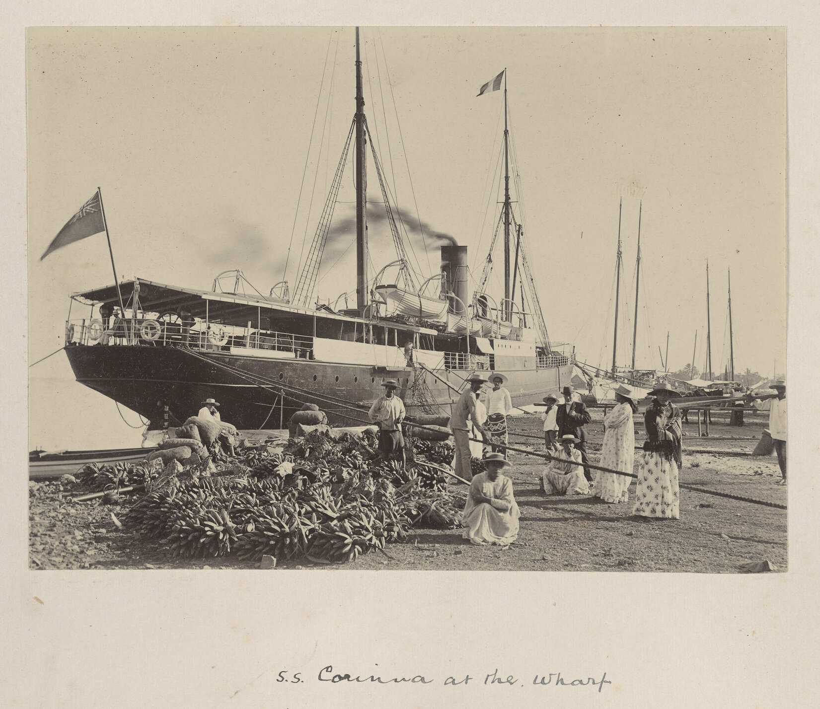 S.S. Corinna at the wharf