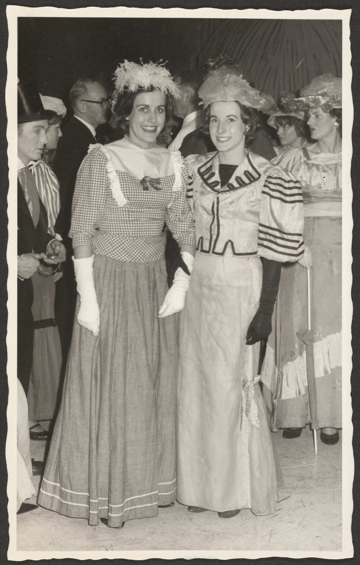 Elizabeth and Jenny Walsh, in costume for production of 'Show Boat'