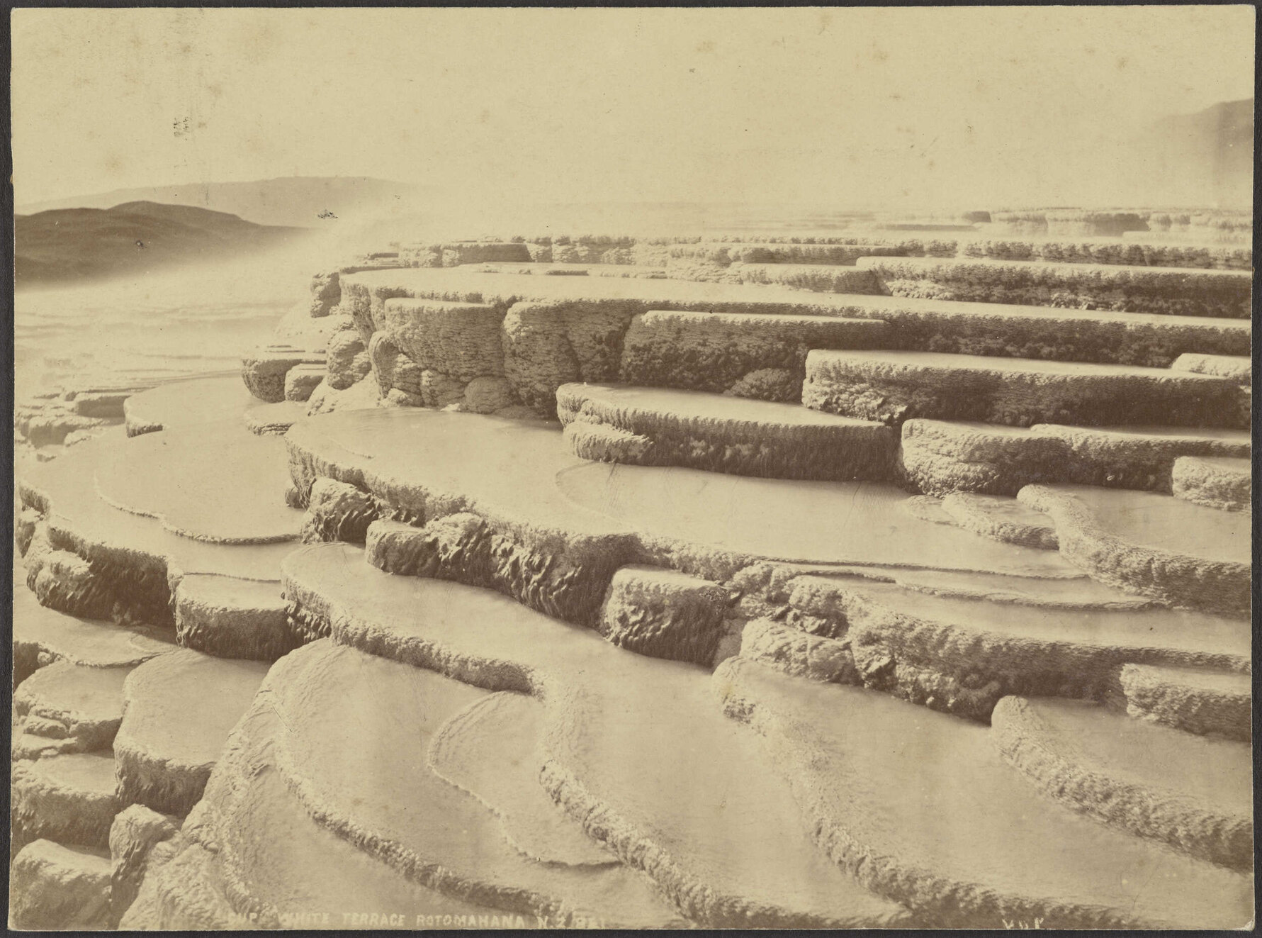 White Terrace, Rotomahana N.Z.